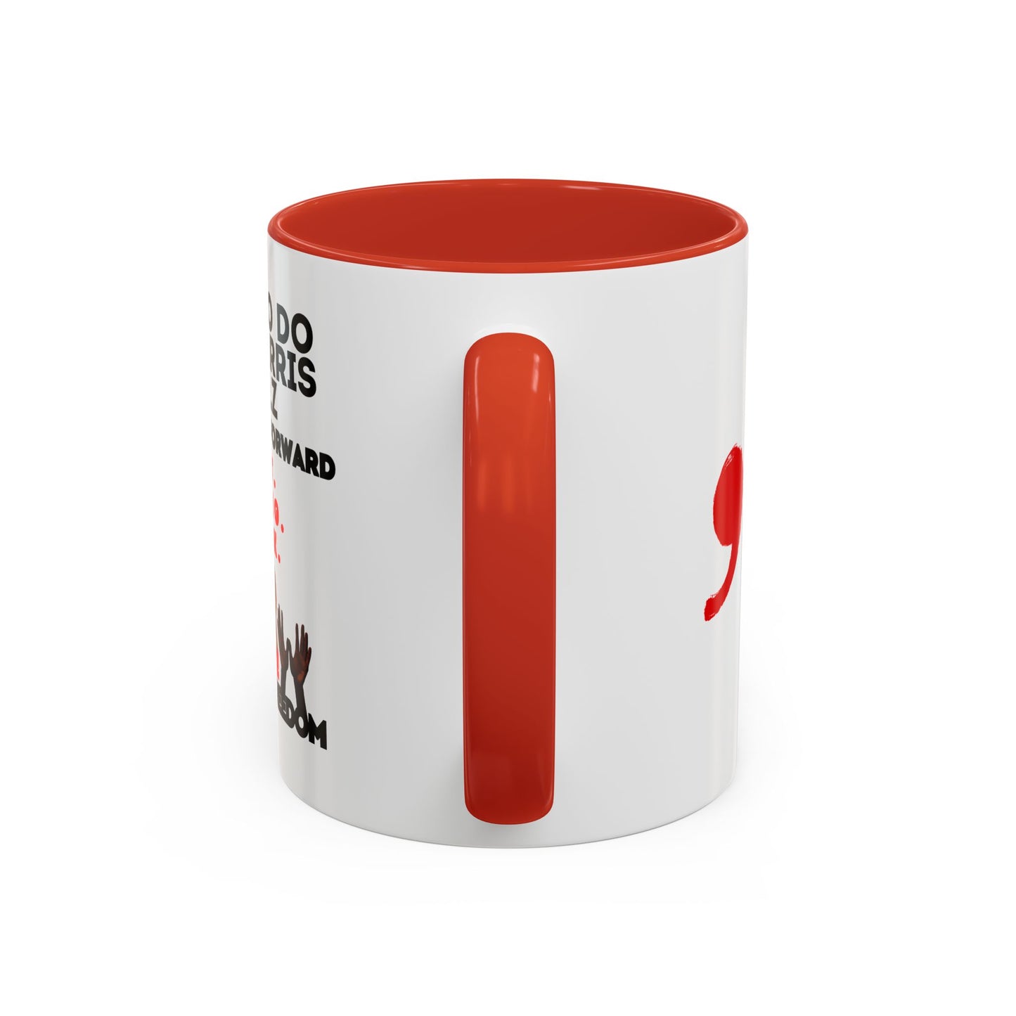 Red Harris-Walz Two-Step Accent Coffee Mug (11oz) (2 Colors)