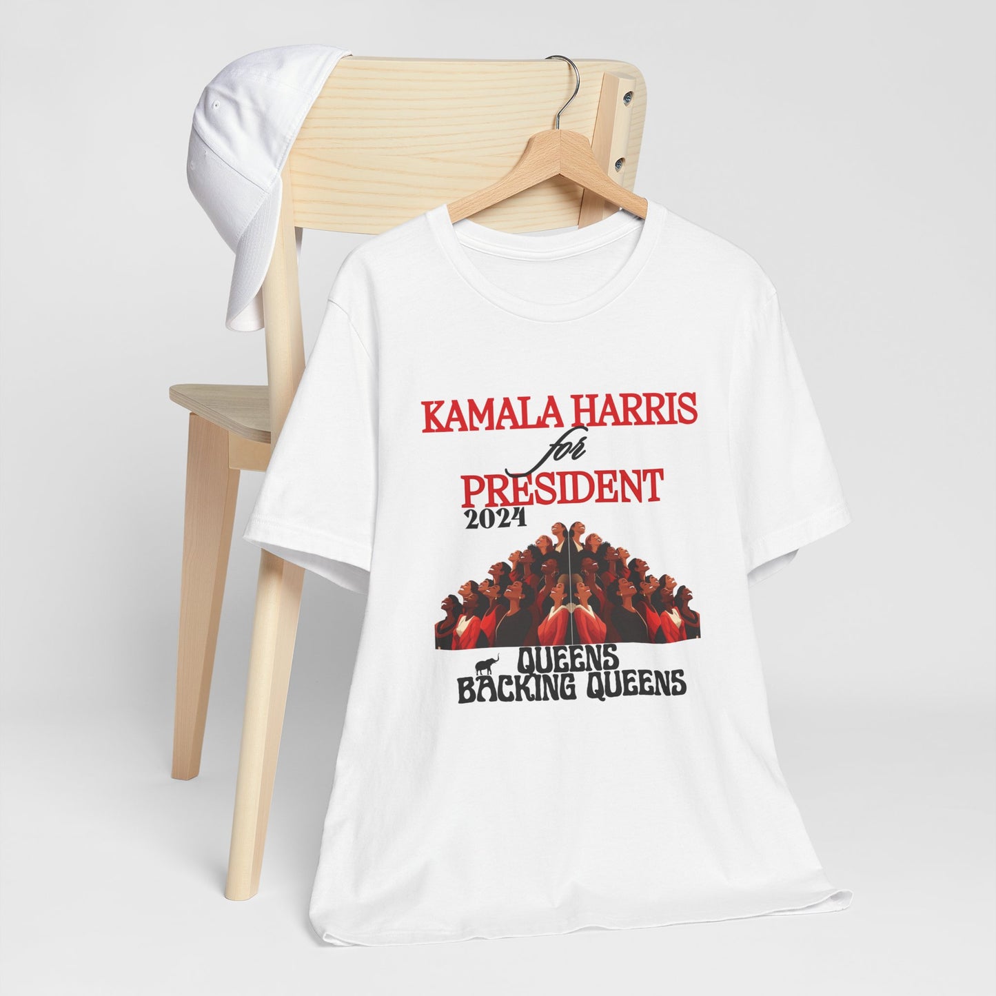 Kamala Harris for President - Queens Supporting Queens Unisex Jersey Short Sleeve Tee