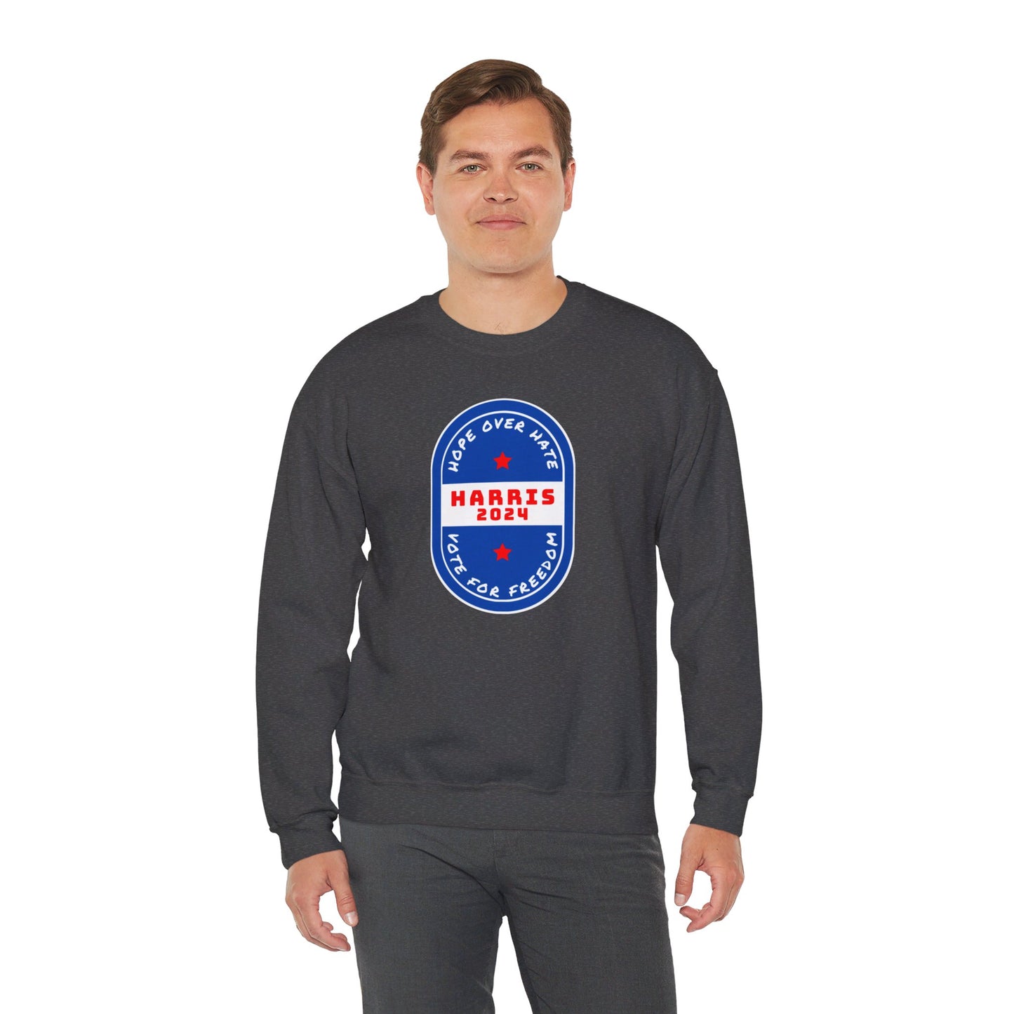 Hope Over Hate Unisex Heavy Blend™ Crewneck Sweatshirt (10 Colors)