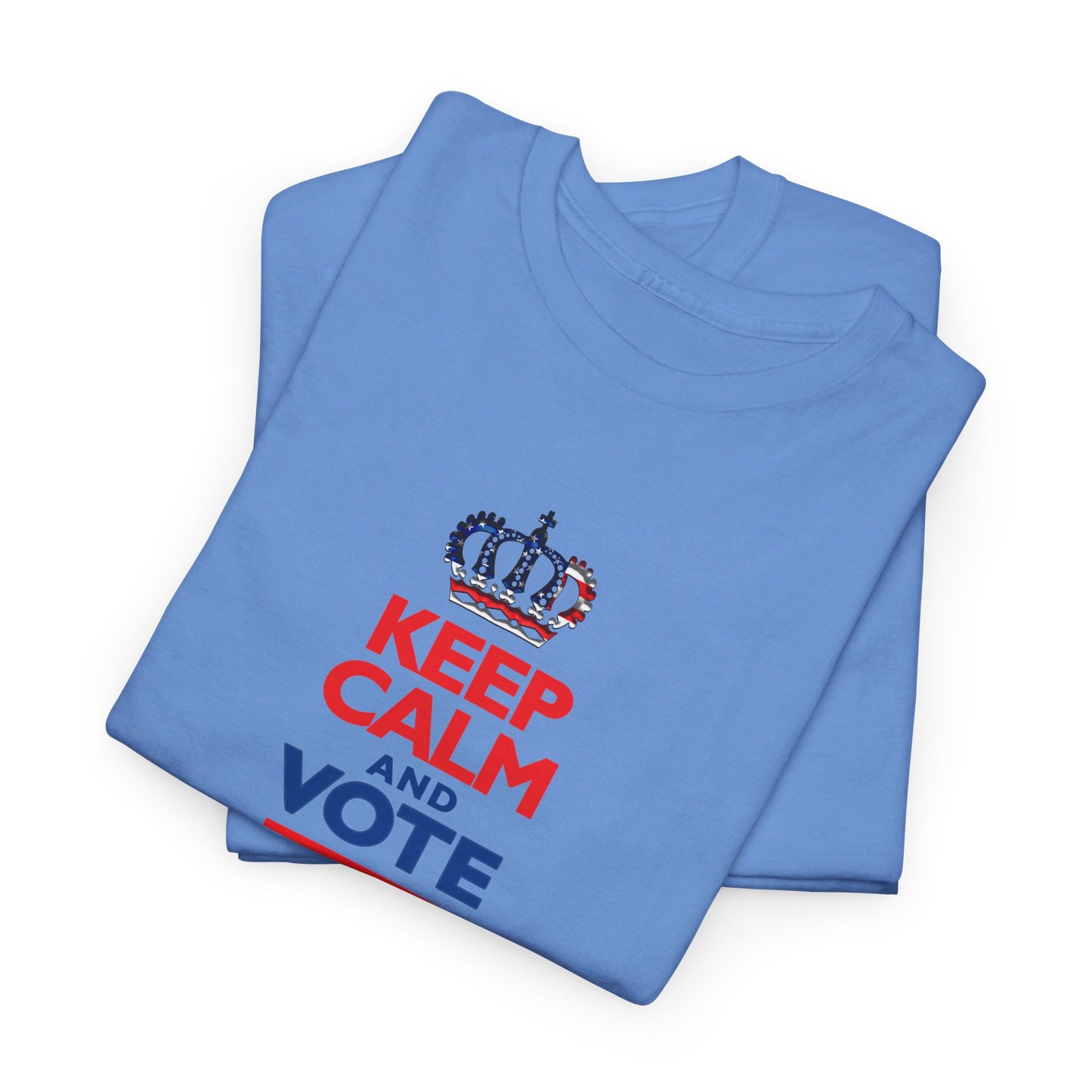 Keep Calm and Vote Harris Unisex Heavy Cotton Tee (12 Colors)