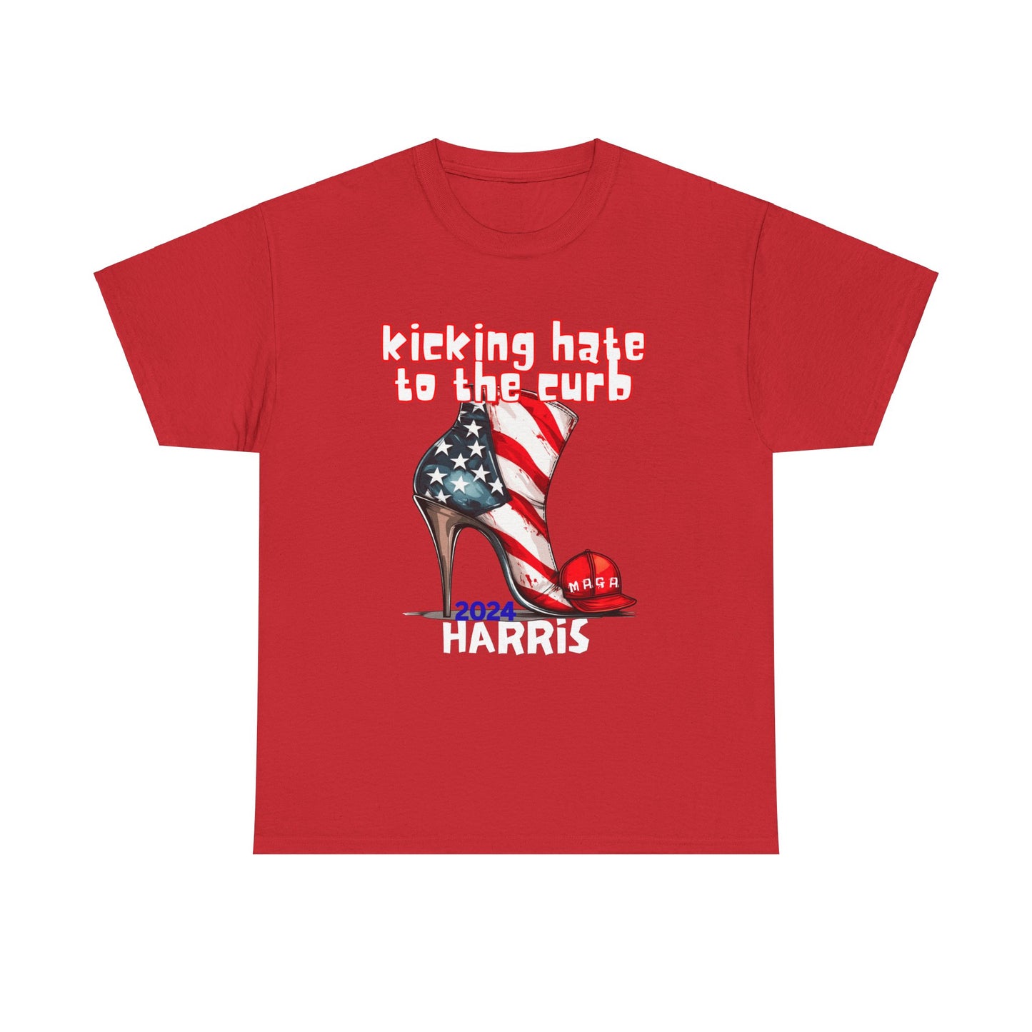 Kicking Hate To The Curb Unisex Heavy Cotton Tee (10 Colors)