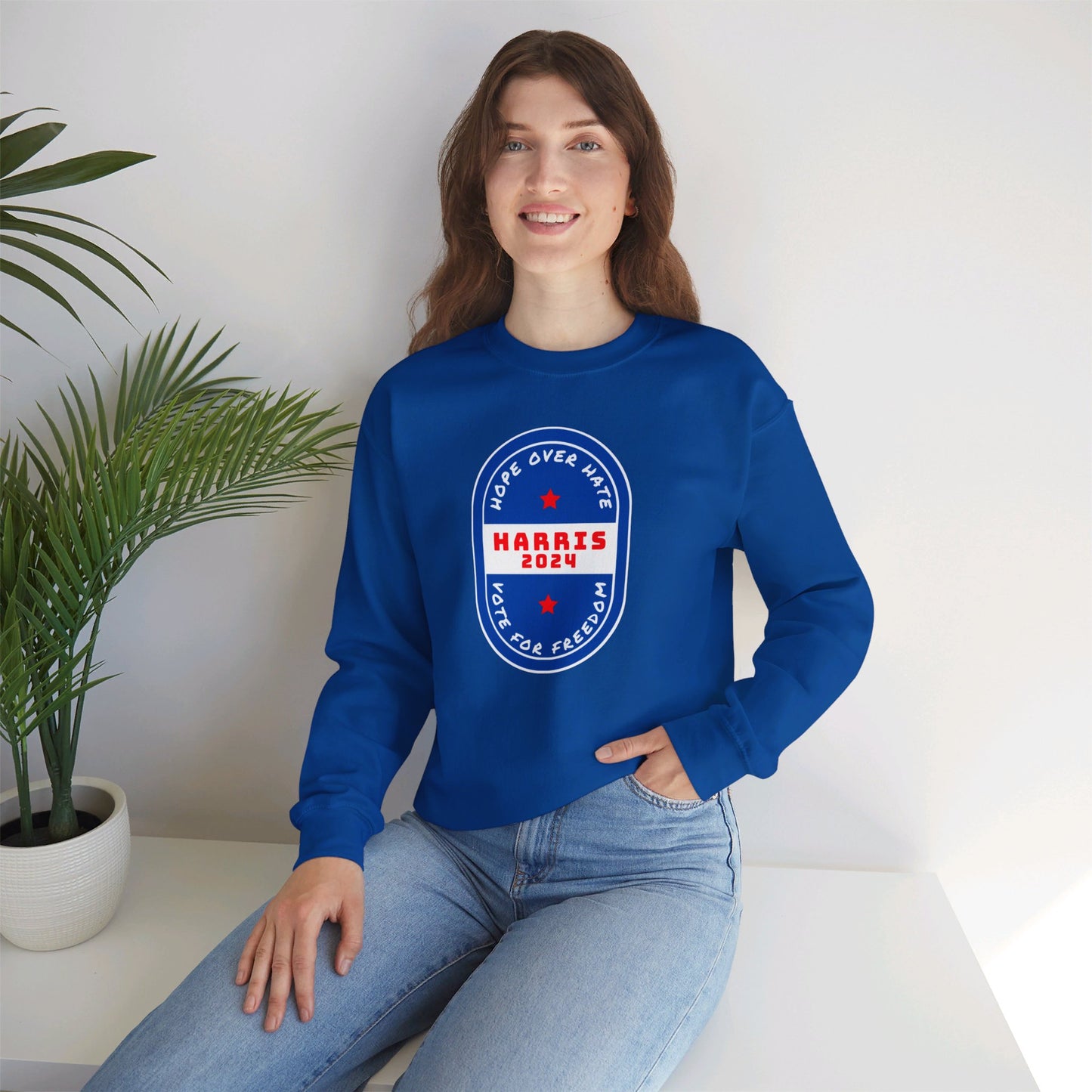 Hope Over Hate Unisex Heavy Blend™ Crewneck Sweatshirt (10 Colors)