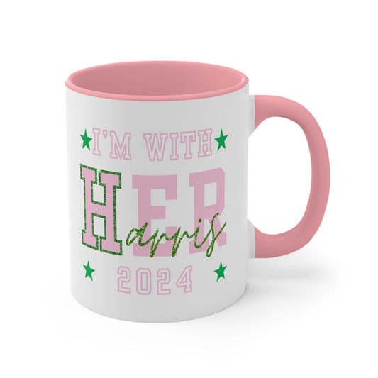 I'm with HER Pink Mug (11oz, 15oz)