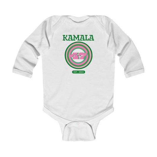 Baby Kamala Bullseye Infant Onesie (4-Colors)