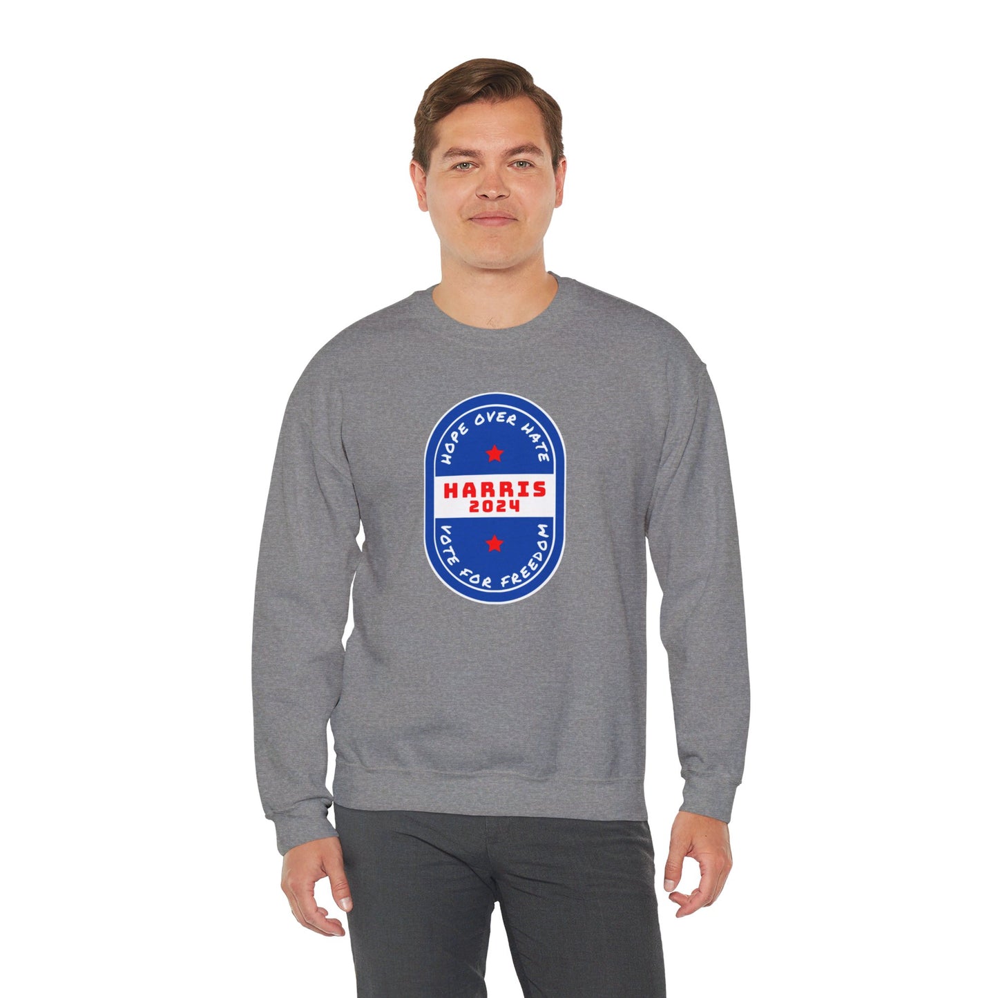 Hope Over Hate Unisex Heavy Blend™ Crewneck Sweatshirt (10 Colors)