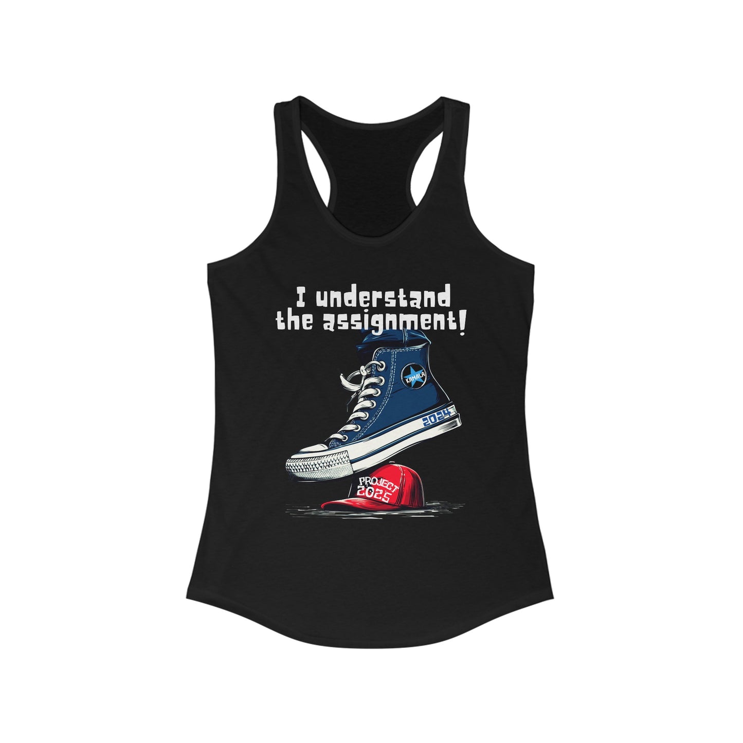 The Assignment : Crush Project 2025  Women's Ideal Racerback Tank (7 Colors)