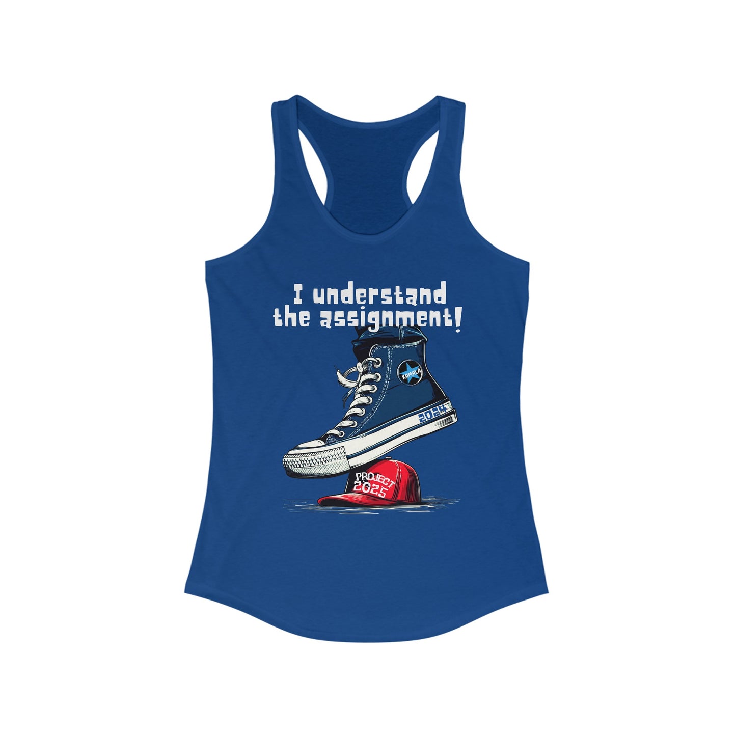 The Assignment : Crush Project 2025  Women's Ideal Racerback Tank (7 Colors)