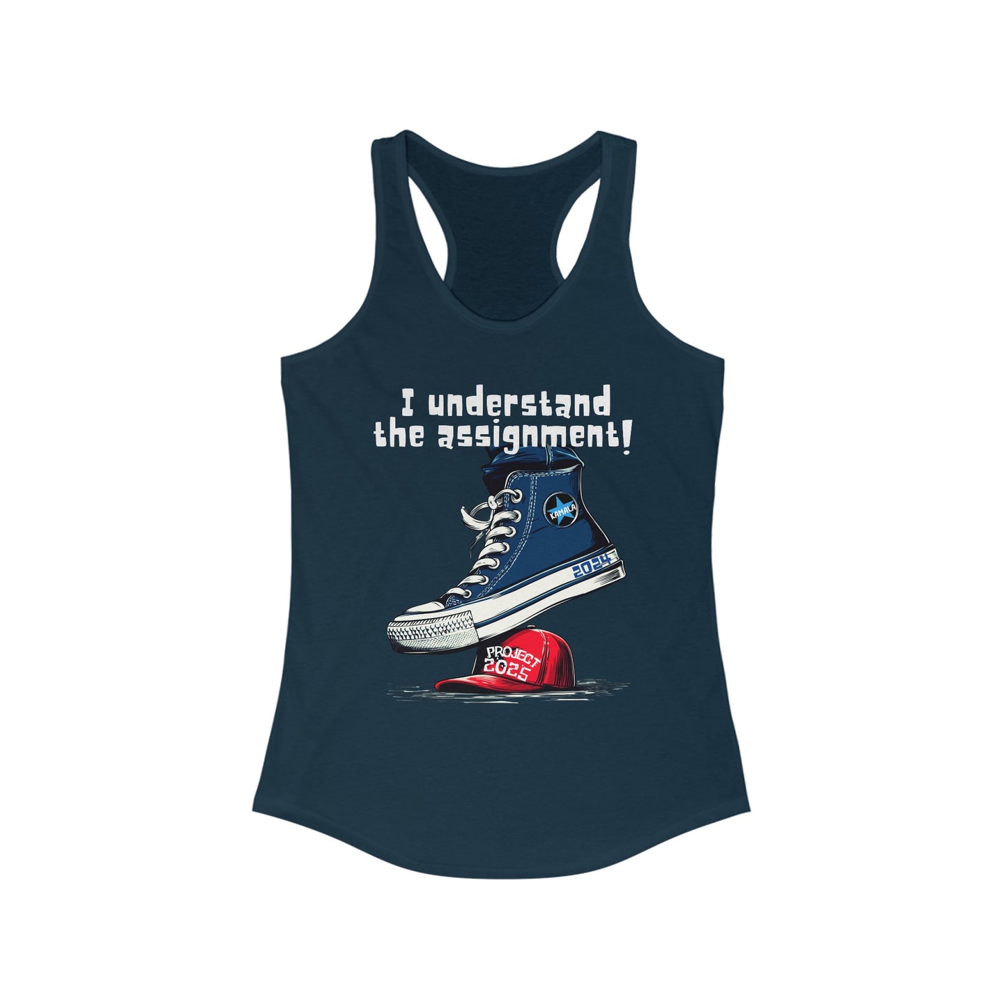 The Assignment : Crush Project 2025  Women's Ideal Racerback Tank (7 Colors)