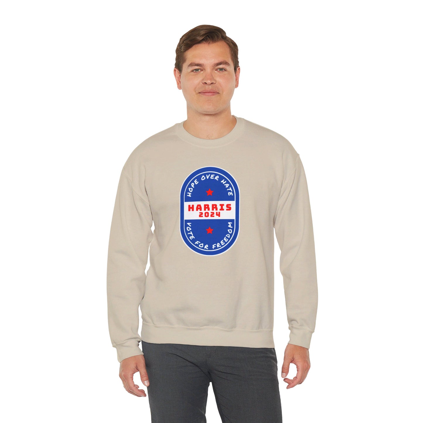 Hope Over Hate Unisex Heavy Blend™ Crewneck Sweatshirt (10 Colors)