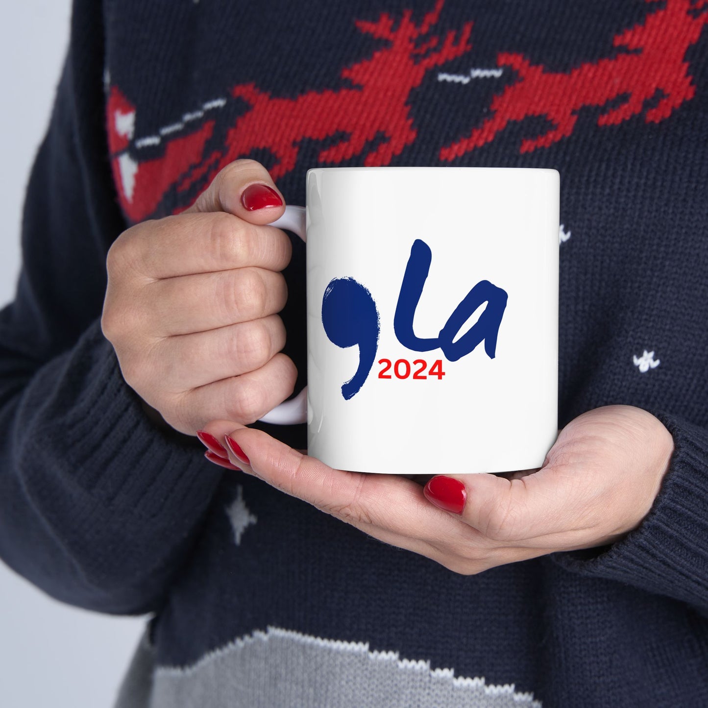 47 Stars and Stripes +  ,LA Ceramic Mug (11oz)