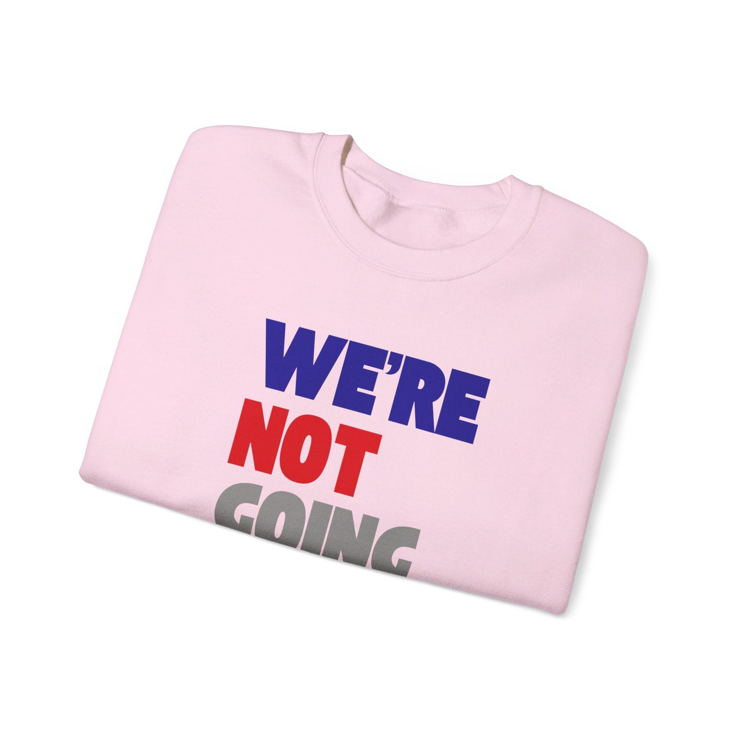 We're Not Going Back Unisex Heavy Blend™ Crewneck Sweatshirt (6 Colors)