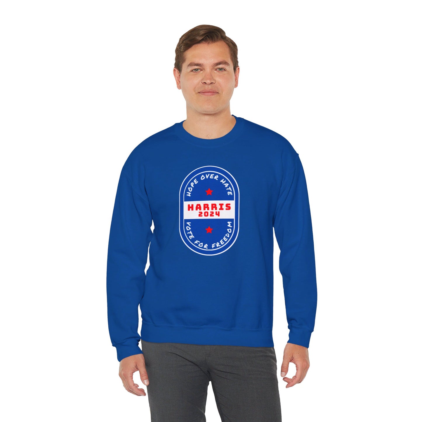 Hope Over Hate Unisex Heavy Blend™ Crewneck Sweatshirt (10 Colors)