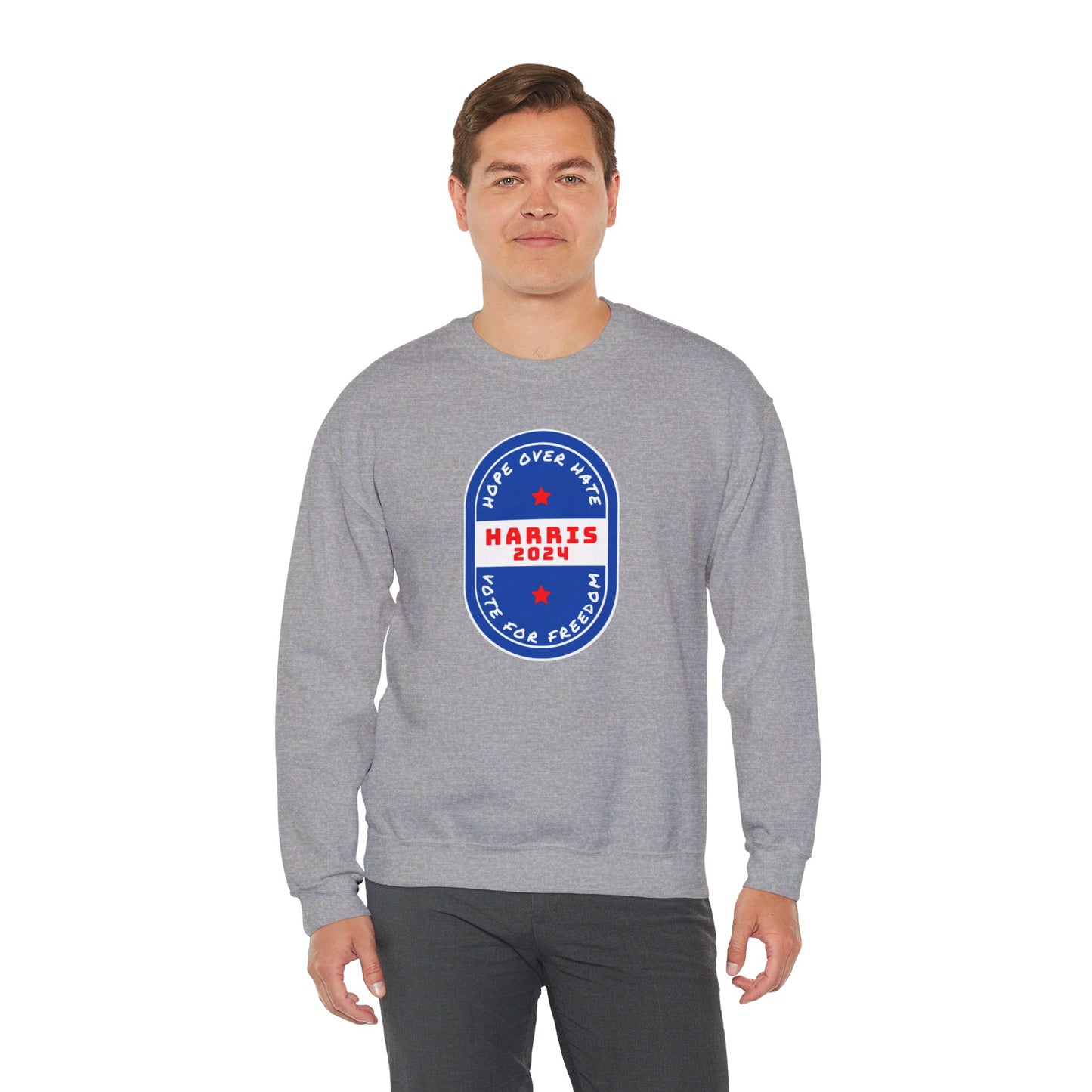 Hope Over Hate Unisex Heavy Blend™ Crewneck Sweatshirt (10 Colors)