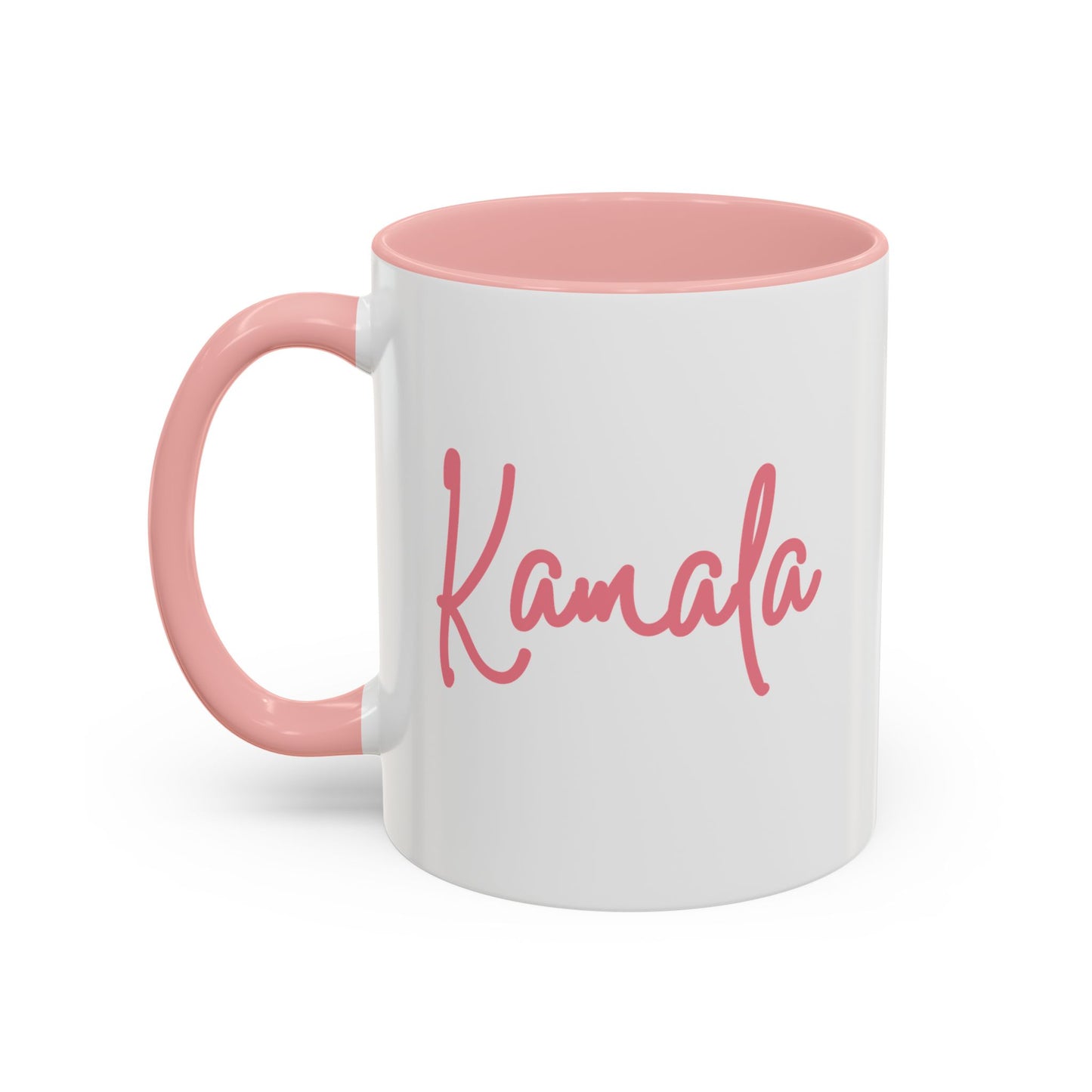 Pretty Girls Vote Kamala 2024 Green Comic Bubble - 2 Colors Accent Coffee Mug (11oz, 15oz)