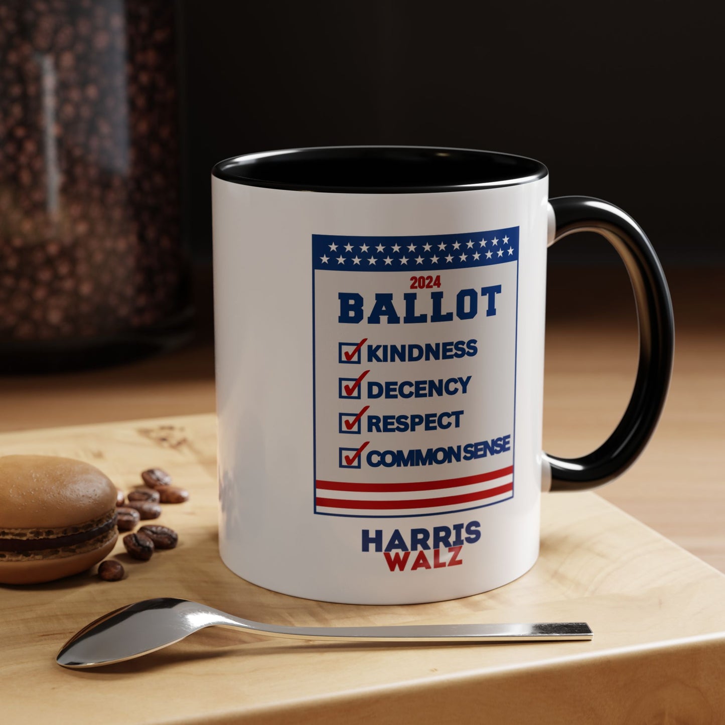 The Kindness Ballot Accent Coffee Mug (11oz)