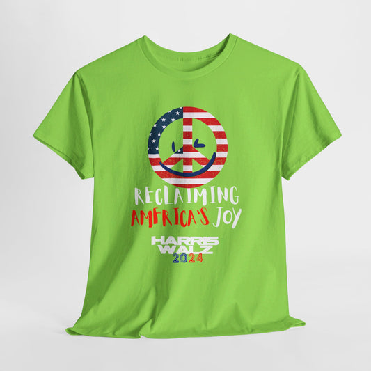 Reclaiming America's Joy + Peace Unisex Heavy Cotton Tee (10 Colors)