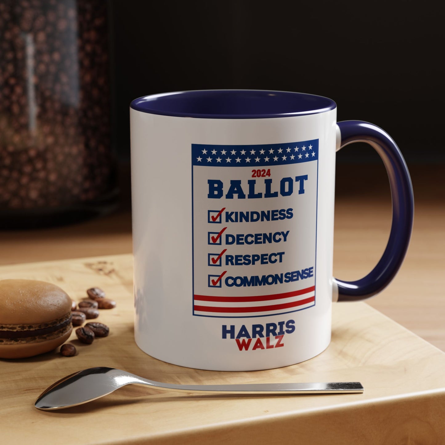 The Kindness Ballot Accent Coffee Mug (11oz)