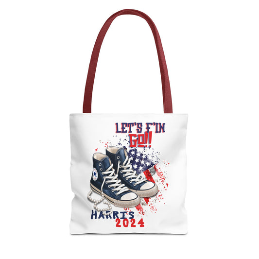 Let's F'N GO Harris!  Tote Bag (3 Sizes)