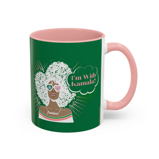 I'm With Kamala 2024 - Accent Coffee Mug (11oz, 15oz)