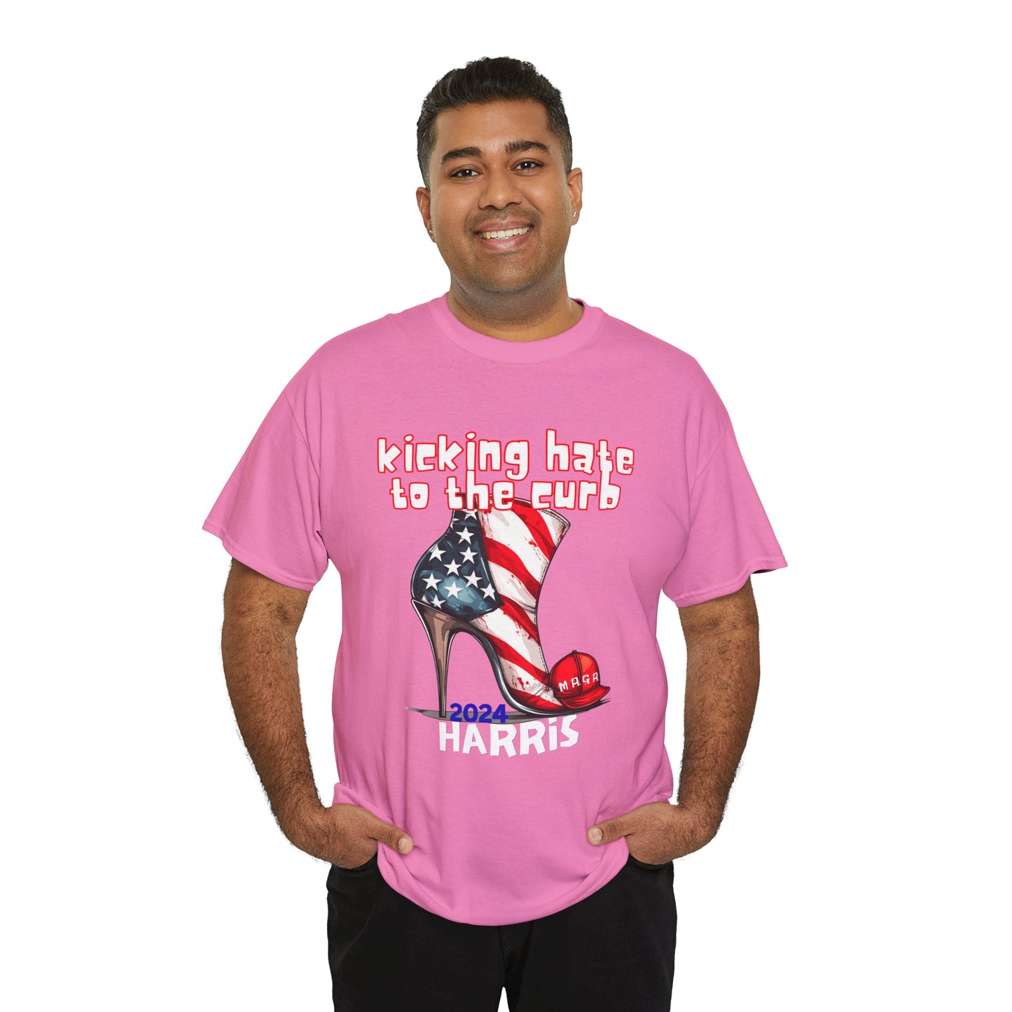 Kicking Hate To The Curb Unisex Heavy Cotton Tee (10 Colors)