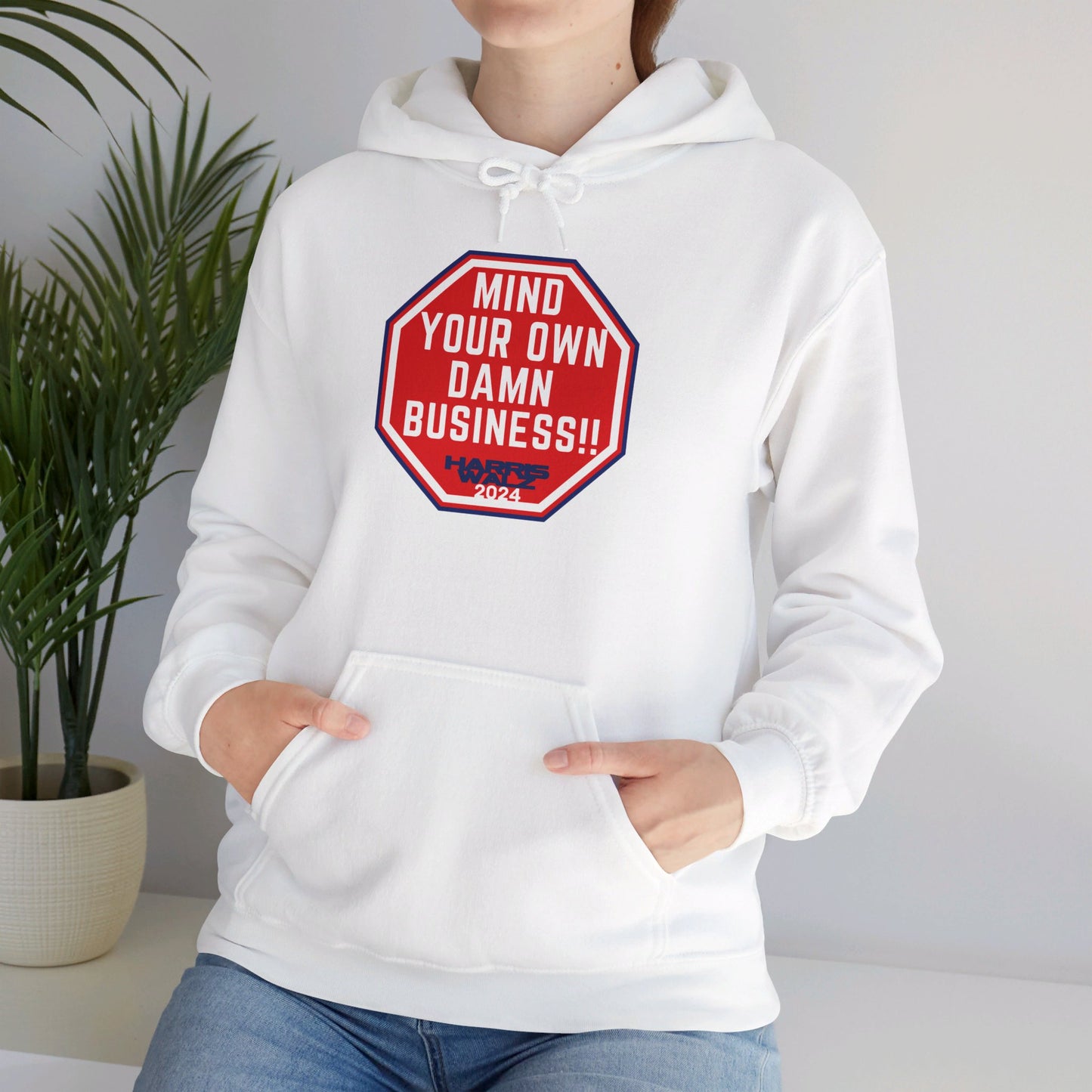 Mind Your Own Damn Business Unisex Heavy Blend™ Hoodie (6 Colors)