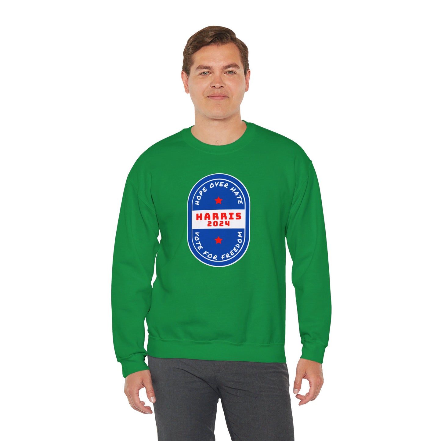 Hope Over Hate Unisex Heavy Blend™ Crewneck Sweatshirt (10 Colors)