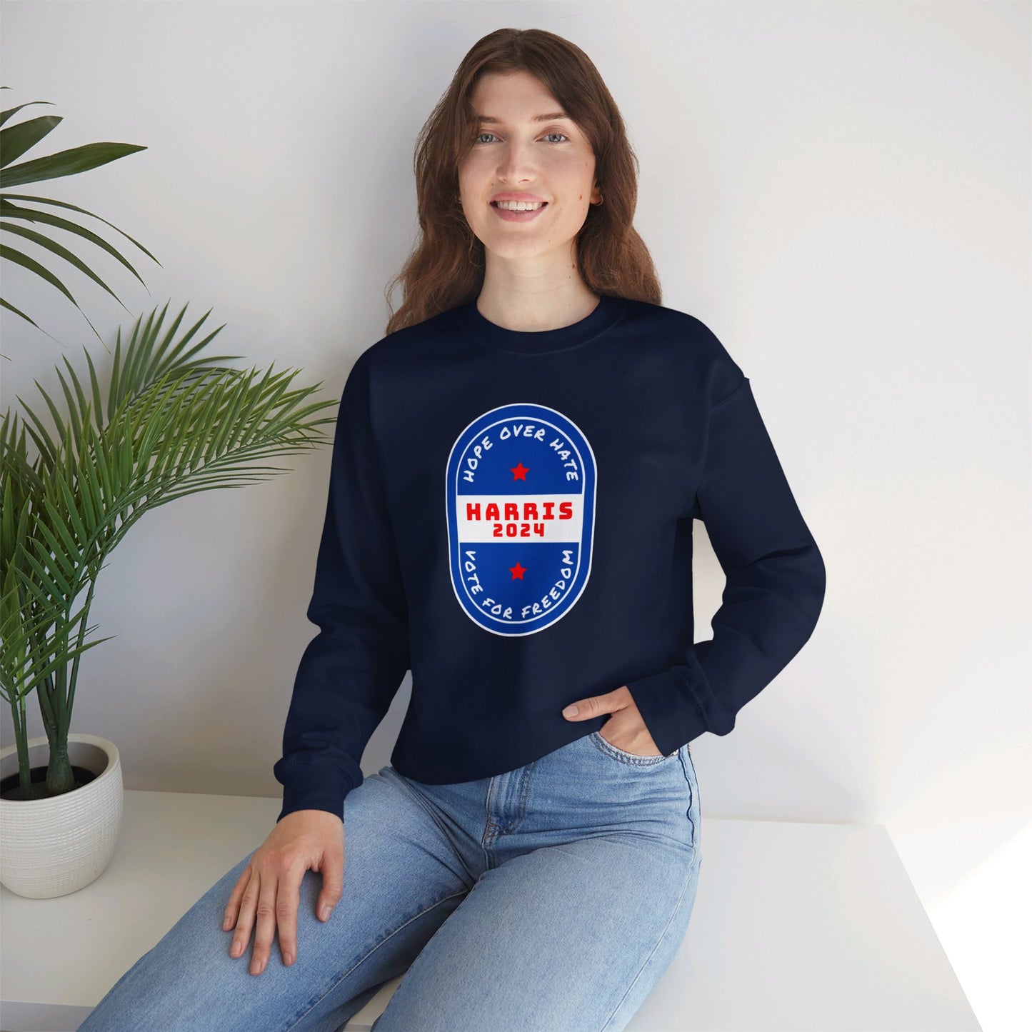 Hope Over Hate Unisex Heavy Blend™ Crewneck Sweatshirt (10 Colors)