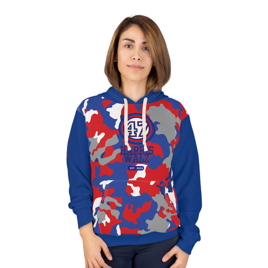 Patriotic BullsEye Camo Unisex Pullover Hoodie