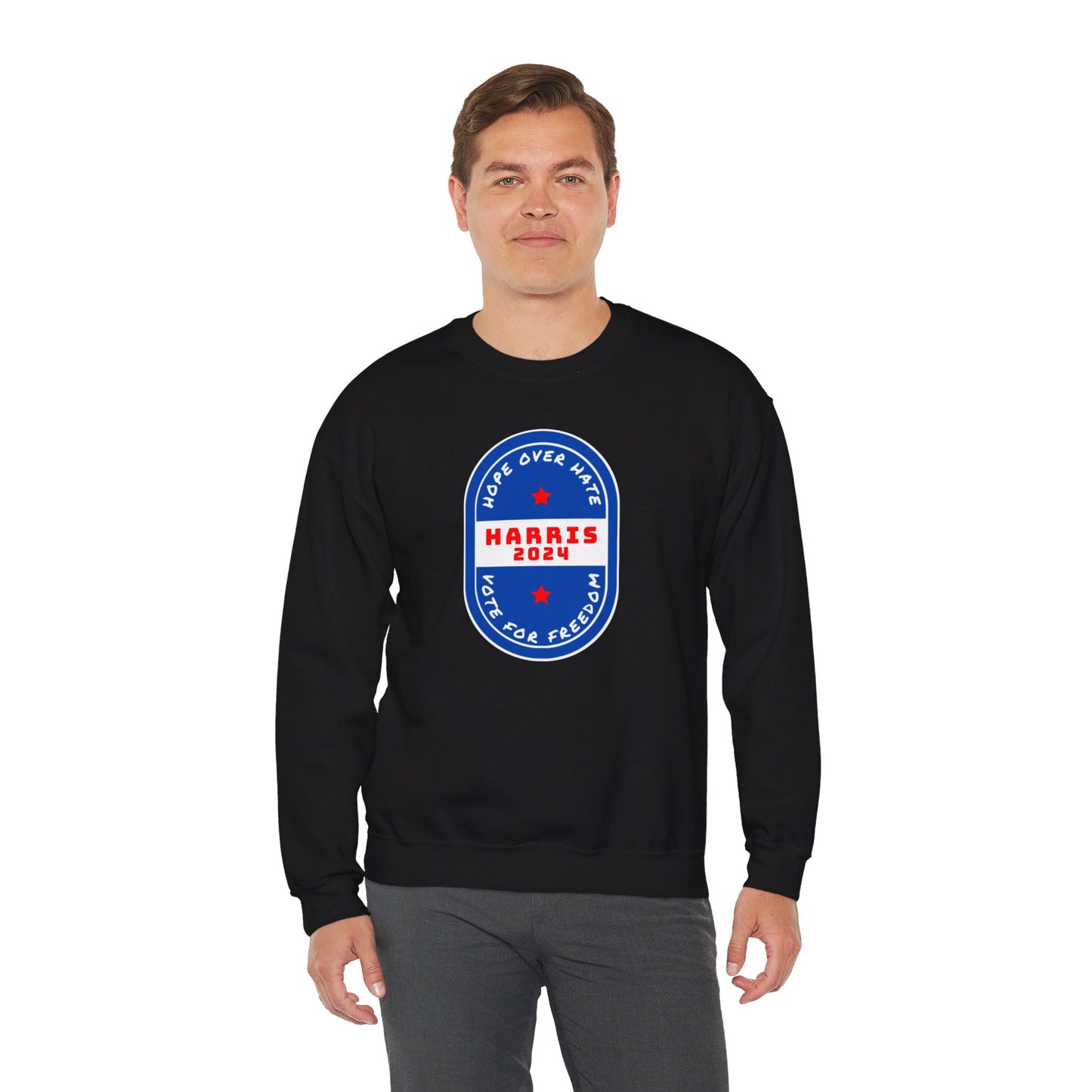 Hope Over Hate Unisex Heavy Blend™ Crewneck Sweatshirt (10 Colors)