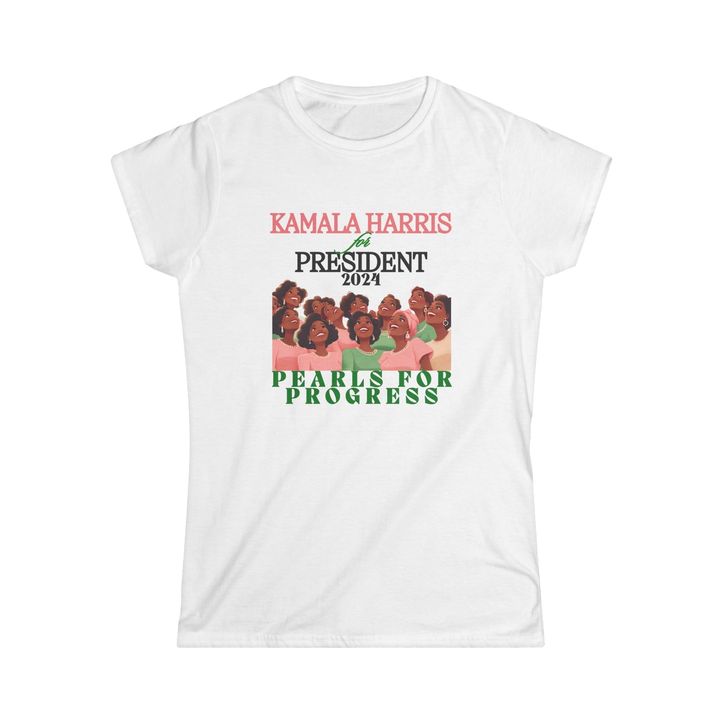 Pearls For Progress Women's Softstyle Tee (4 Colors)