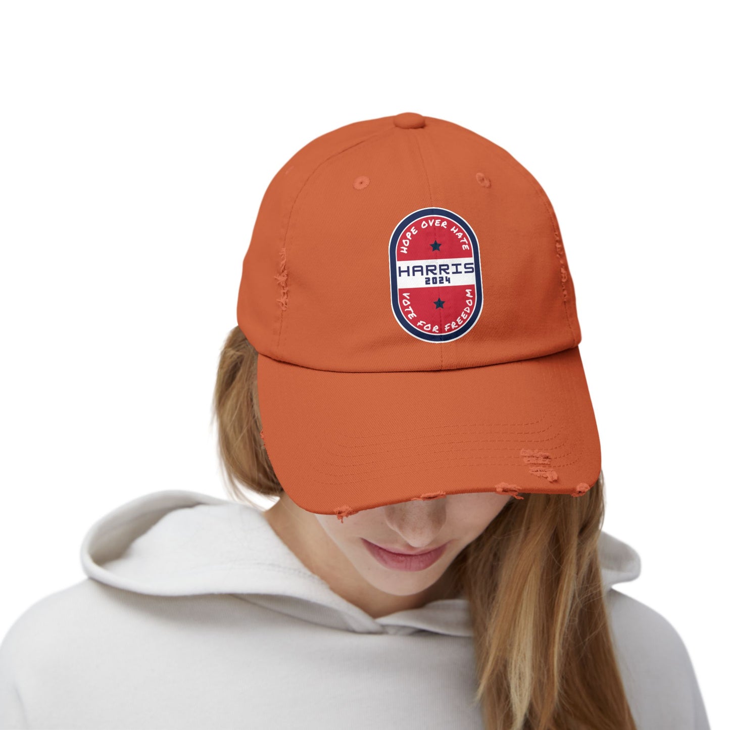 Hope Over Hate Unisex Distressed Cap (8 Colors)