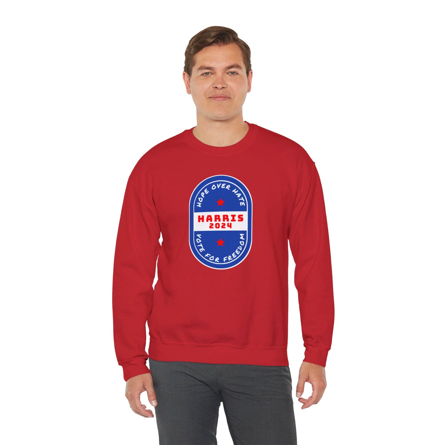 Hope Over Hate Unisex Heavy Blend™ Crewneck Sweatshirt (10 Colors)