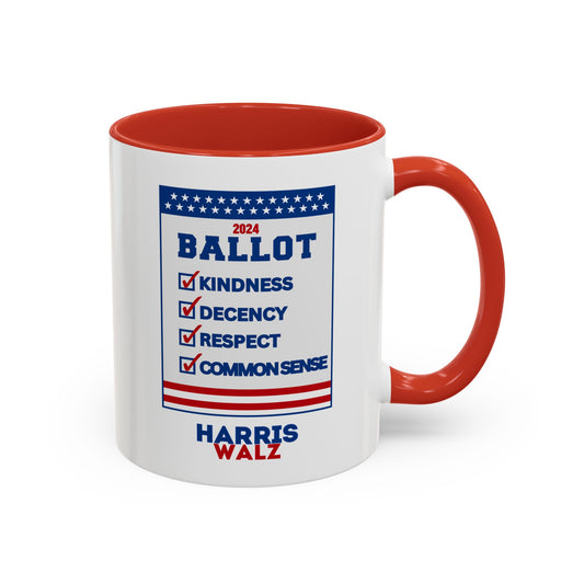 The Kindness Ballot Accent Coffee Mug (11oz)