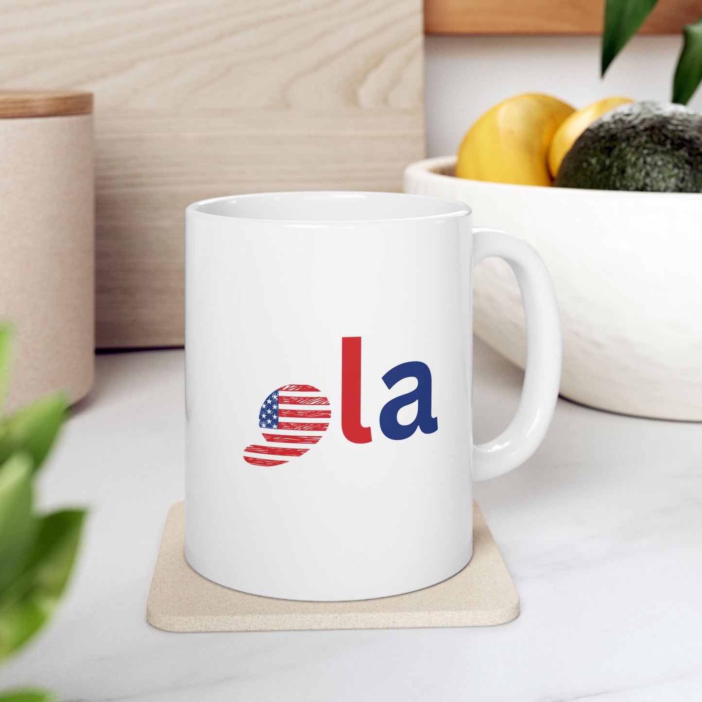 Black Girls Vote ,La  Ceramic Mug (11oz)