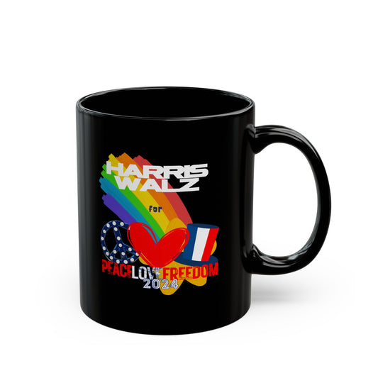 LGBTQ+ Shooting Star Black Mug (11oz)