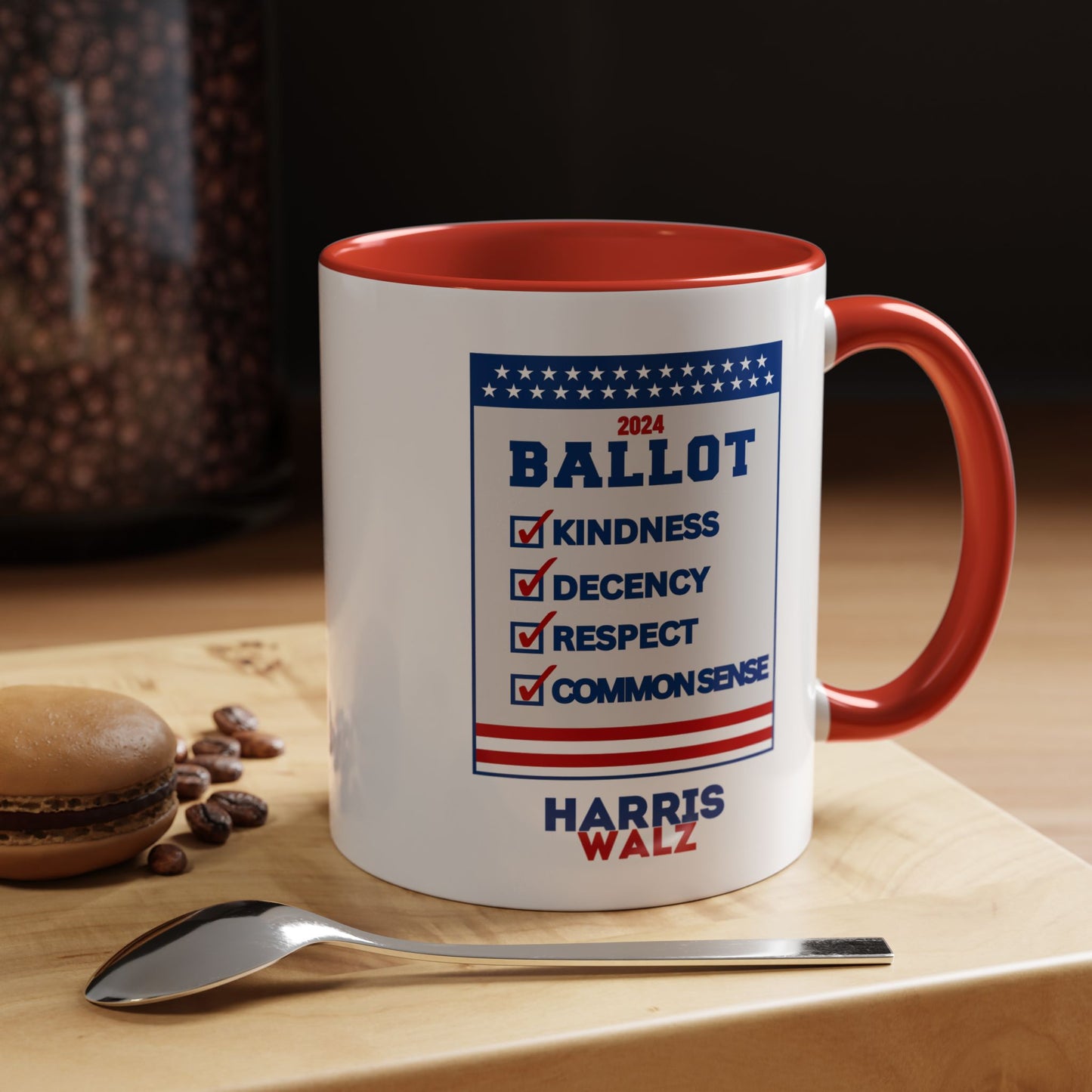 The Kindness Ballot Accent Coffee Mug (11oz)