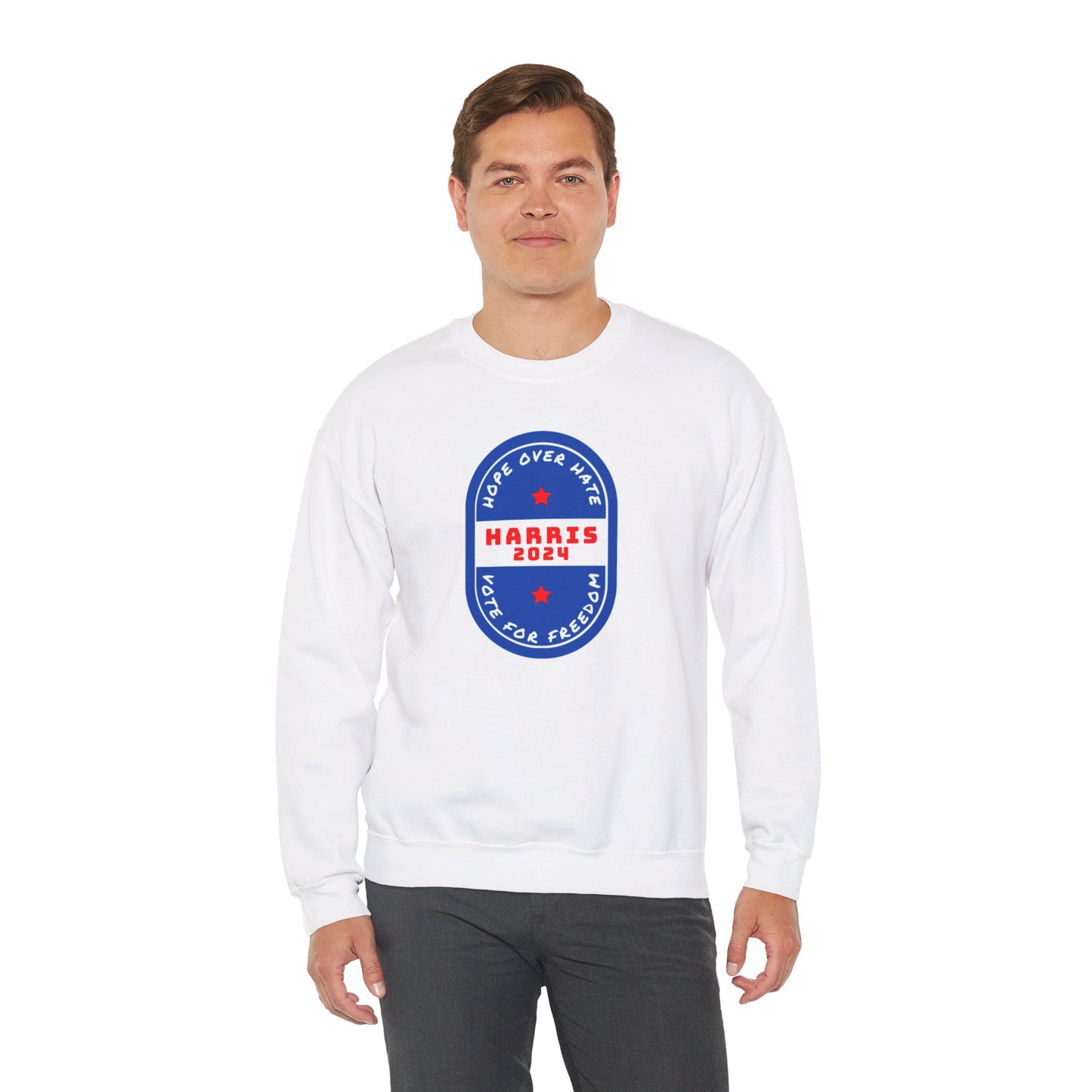 Hope Over Hate Unisex Heavy Blend™ Crewneck Sweatshirt (10 Colors)