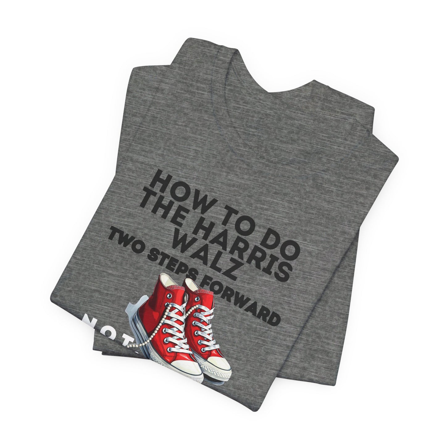 Red Chucks & Pearls  - NOT GOING BACK  Unisex Jersey Short Sleeve Tee (12 Colors)