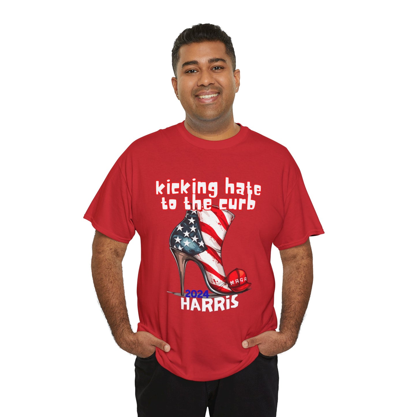 Kicking Hate To The Curb Unisex Heavy Cotton Tee (10 Colors)