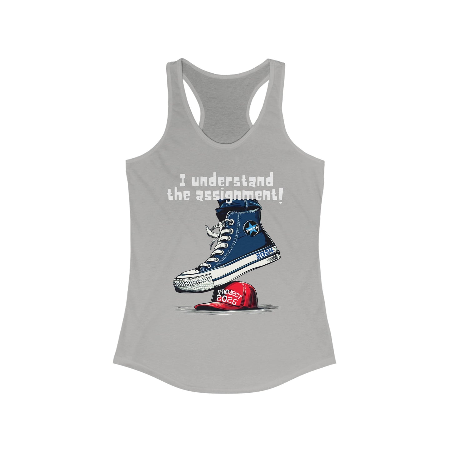 The Assignment : Crush Project 2025  Women's Ideal Racerback Tank (7 Colors)