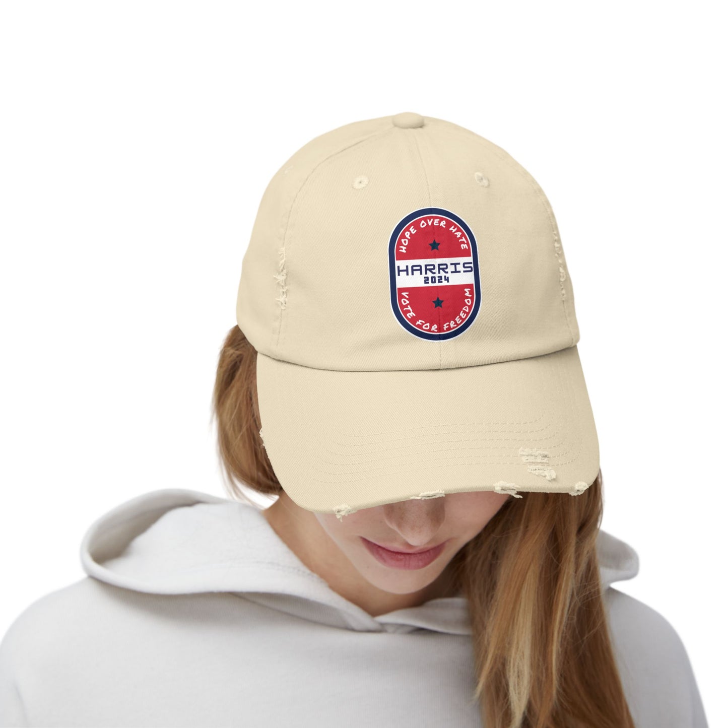 Hope Over Hate Unisex Distressed Cap (8 Colors)