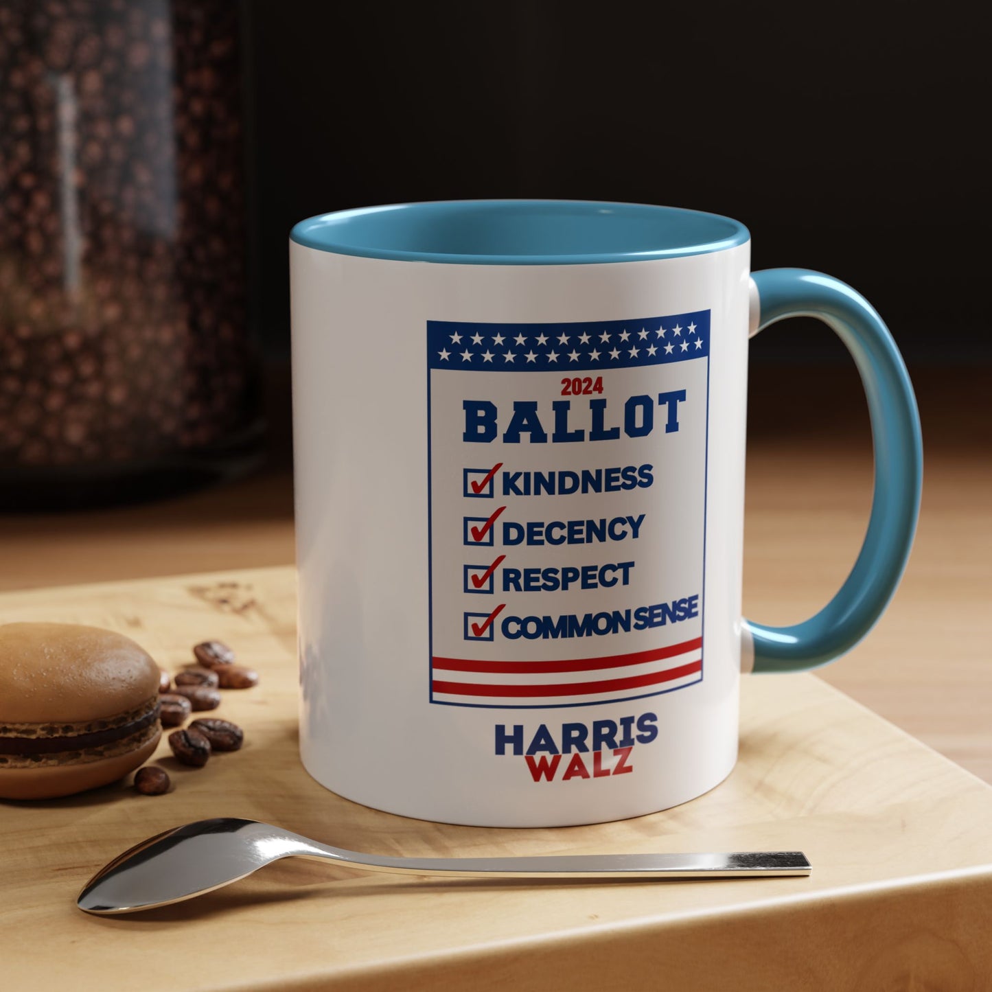 The Kindness Ballot Accent Coffee Mug (11oz)