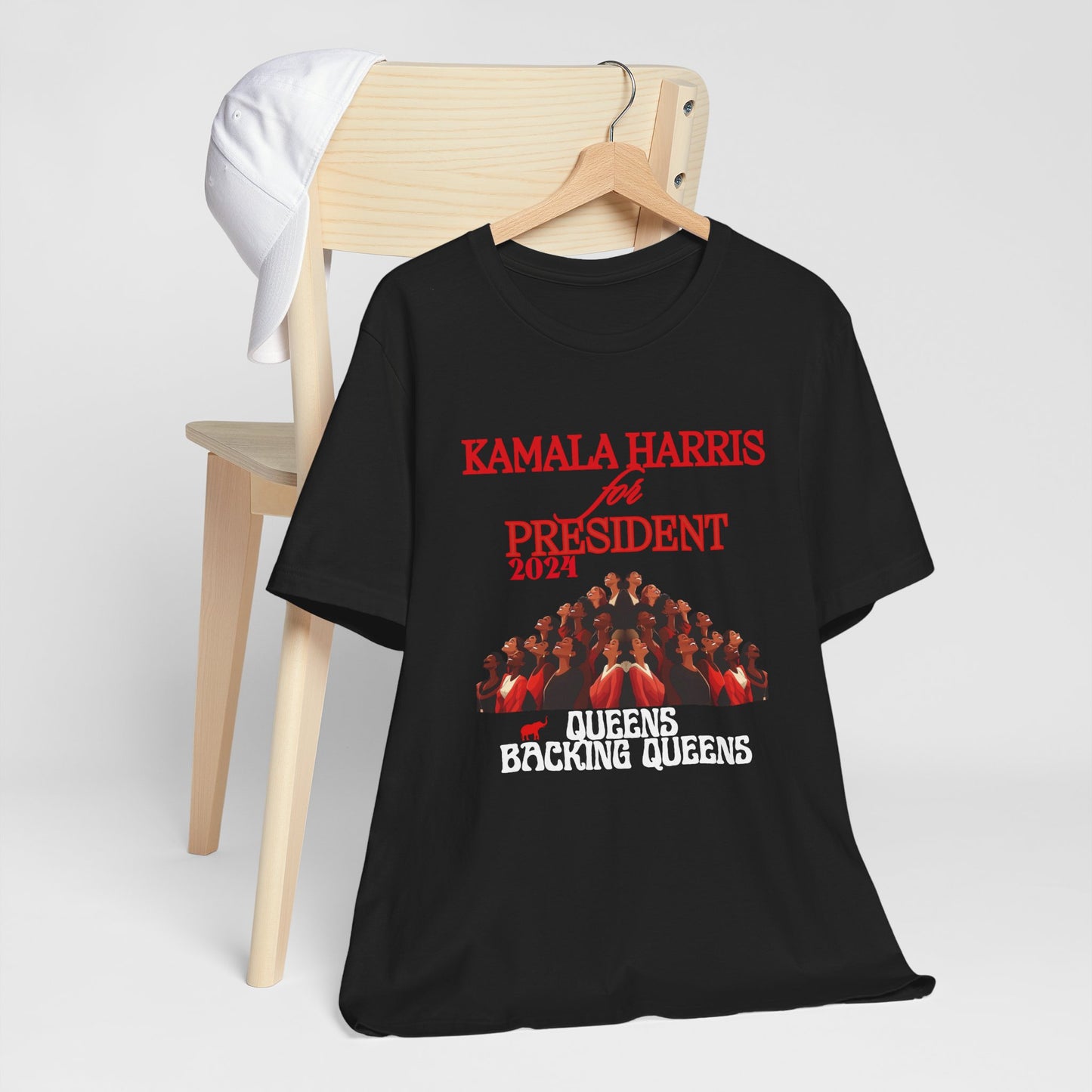 Kamala Harris for President - Queens Supporting Queens Unisex Jersey Short Sleeve Tee