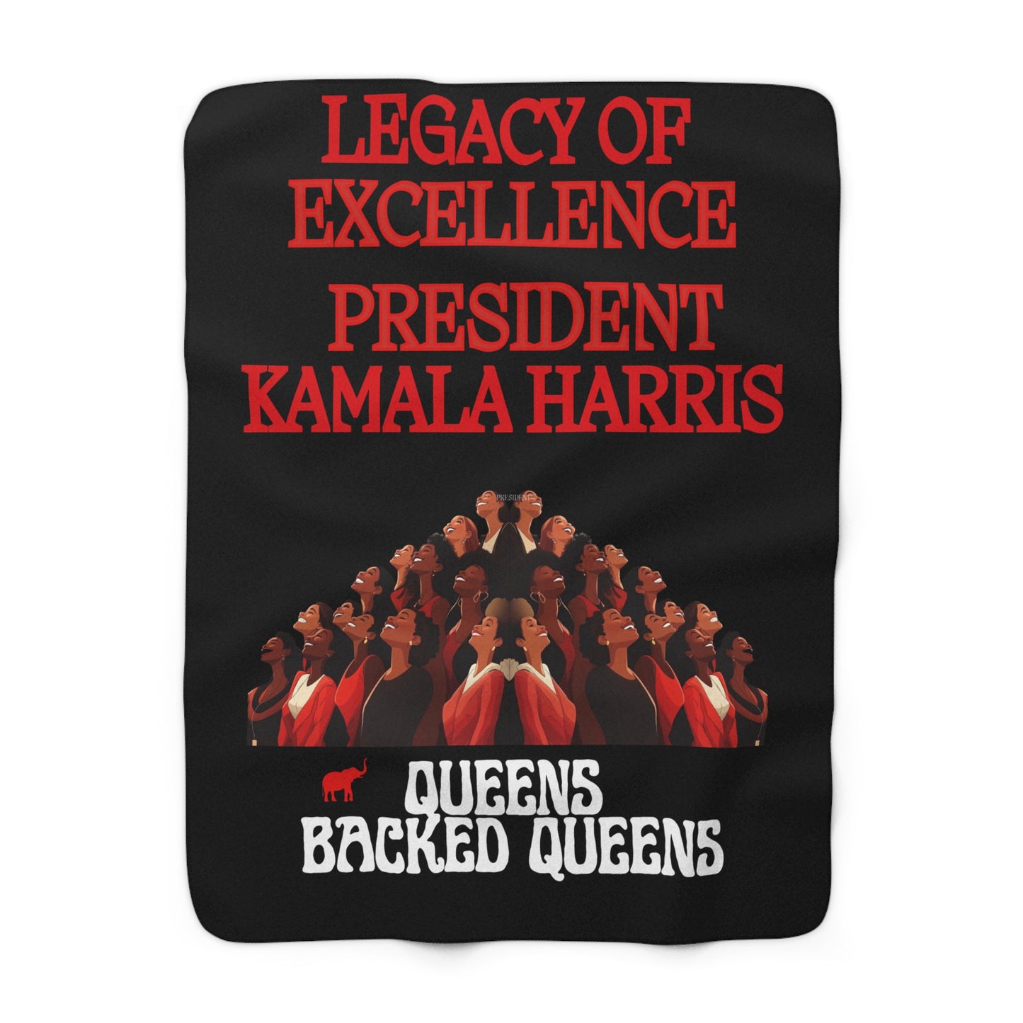 President Harris Legacy of Excellence Sherpa Fleece Blanket