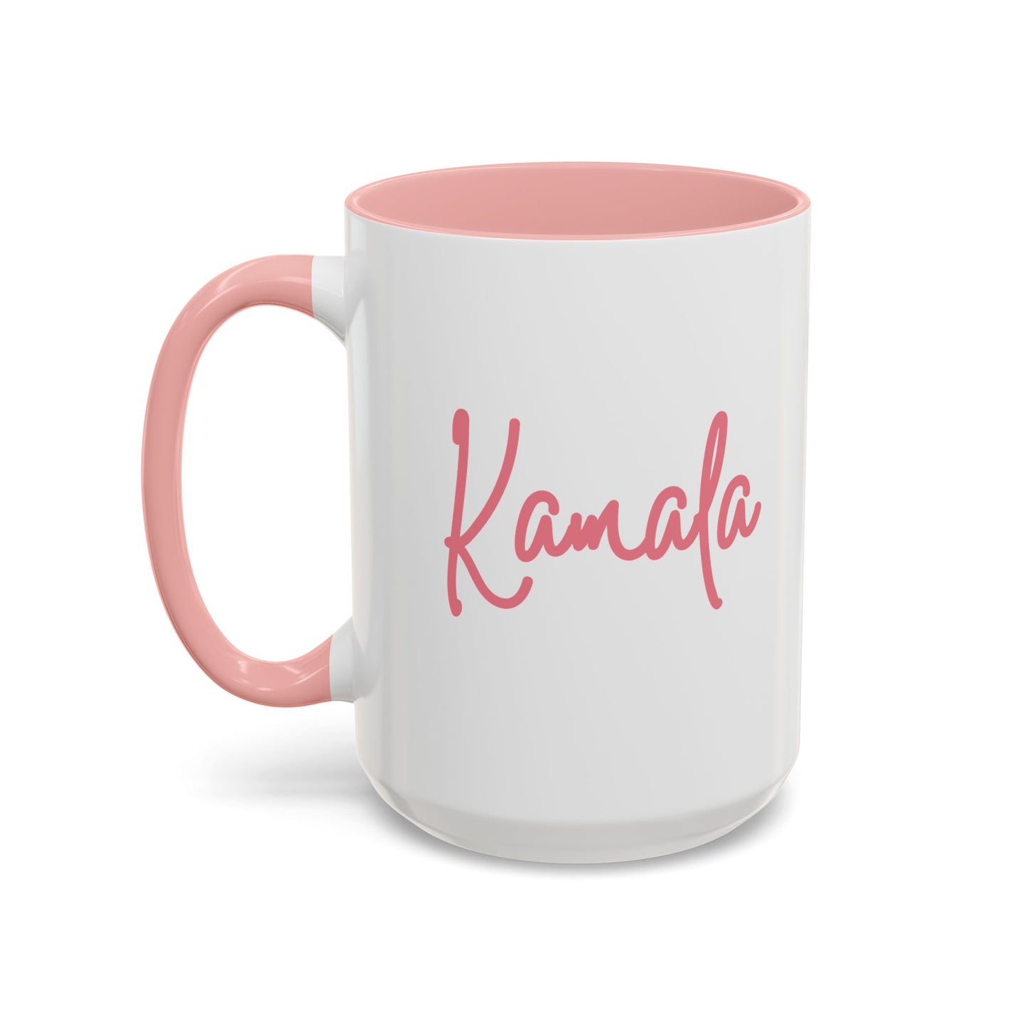 Pretty Girls Vote Kamala 2024 Green Comic Bubble - 2 Colors Accent Coffee Mug (11oz, 15oz)