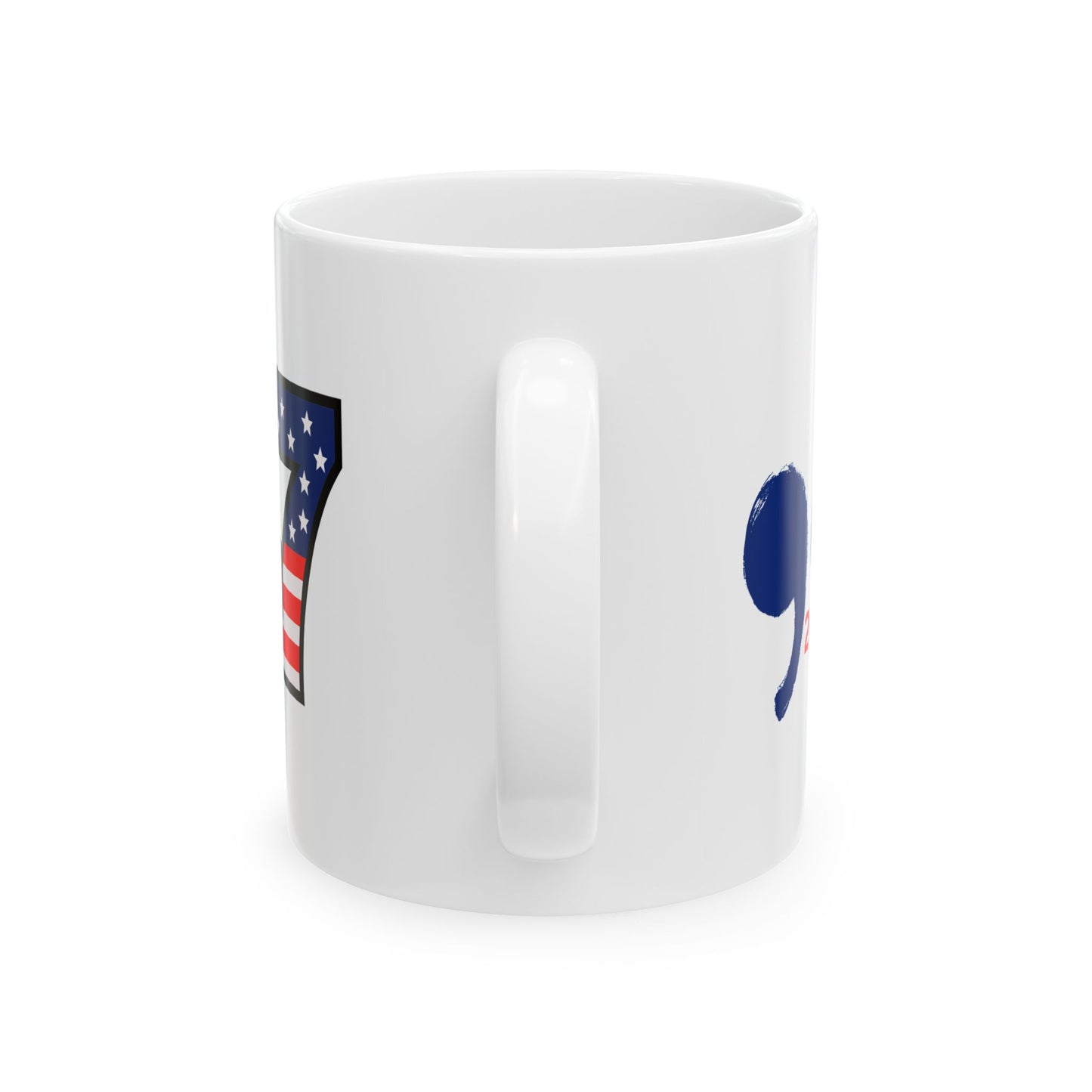 47 Stars and Stripes +  ,LA Ceramic Mug (11oz)