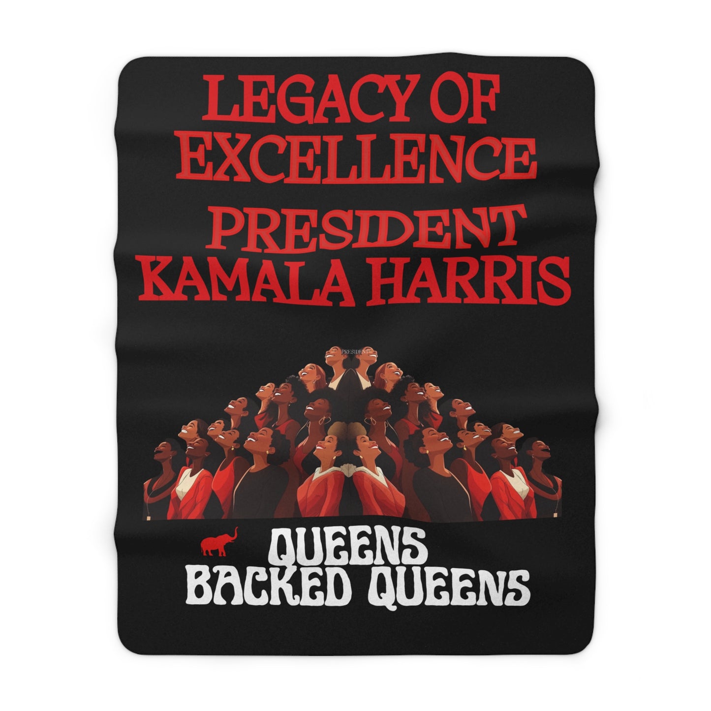 President Harris Legacy of Excellence Sherpa Fleece Blanket