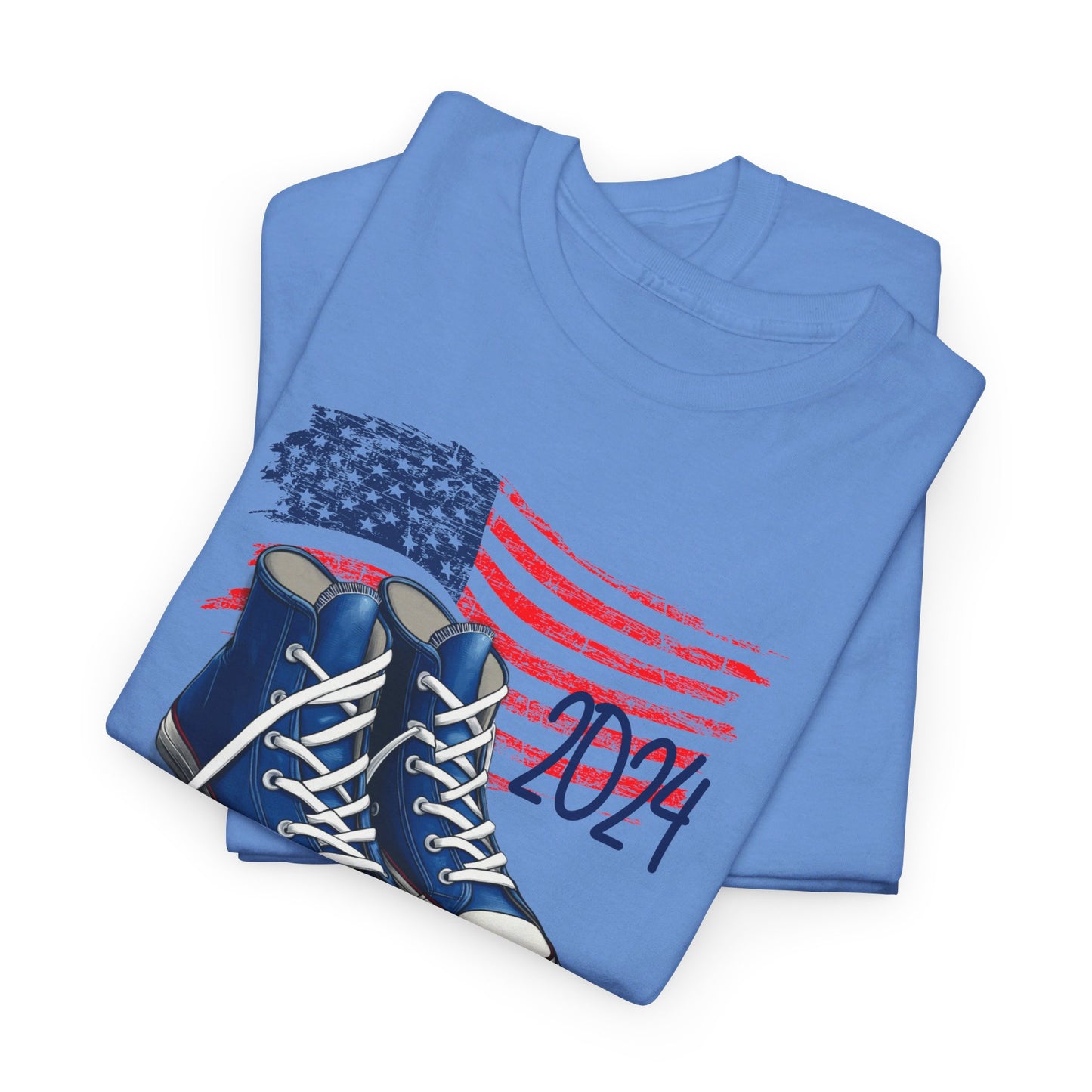 Yes We Kam+Blue Converse and Pearls Unisex Heavy Cotton Tee (8 Colors)