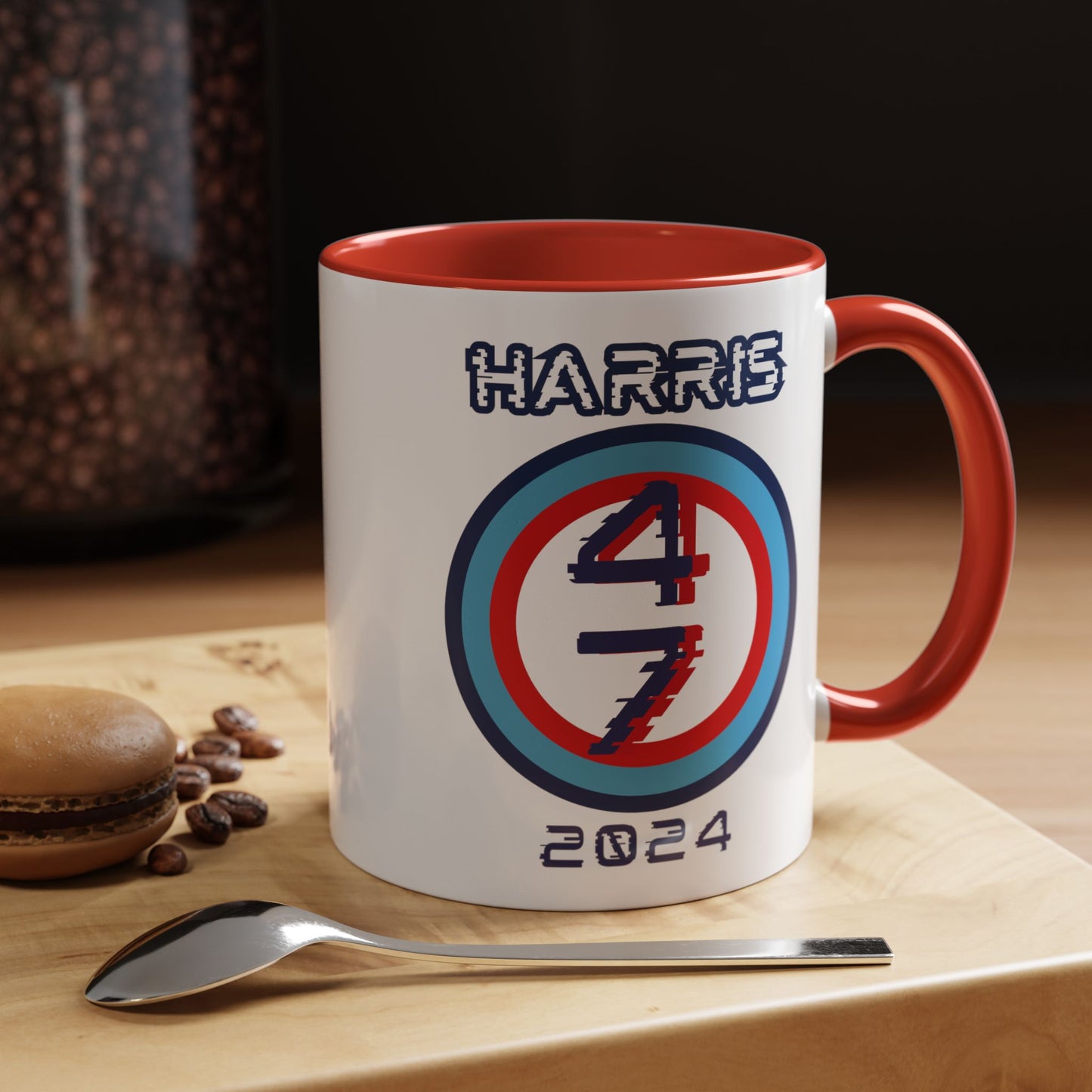 Harris Hockey Bully Blue Eye Accent Coffee Mug (11oz) (3 Coors)