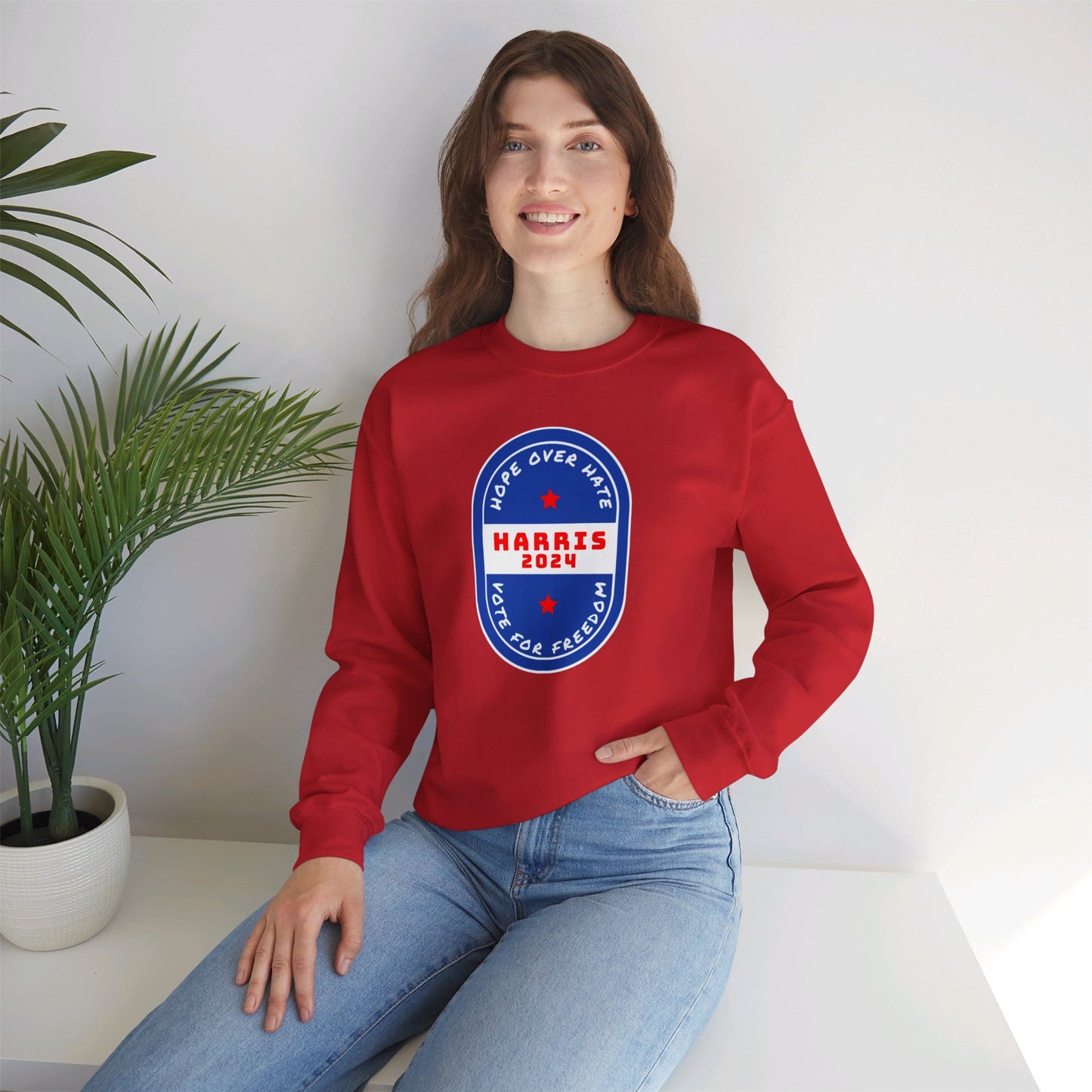 Hope Over Hate Unisex Heavy Blend™ Crewneck Sweatshirt (10 Colors)